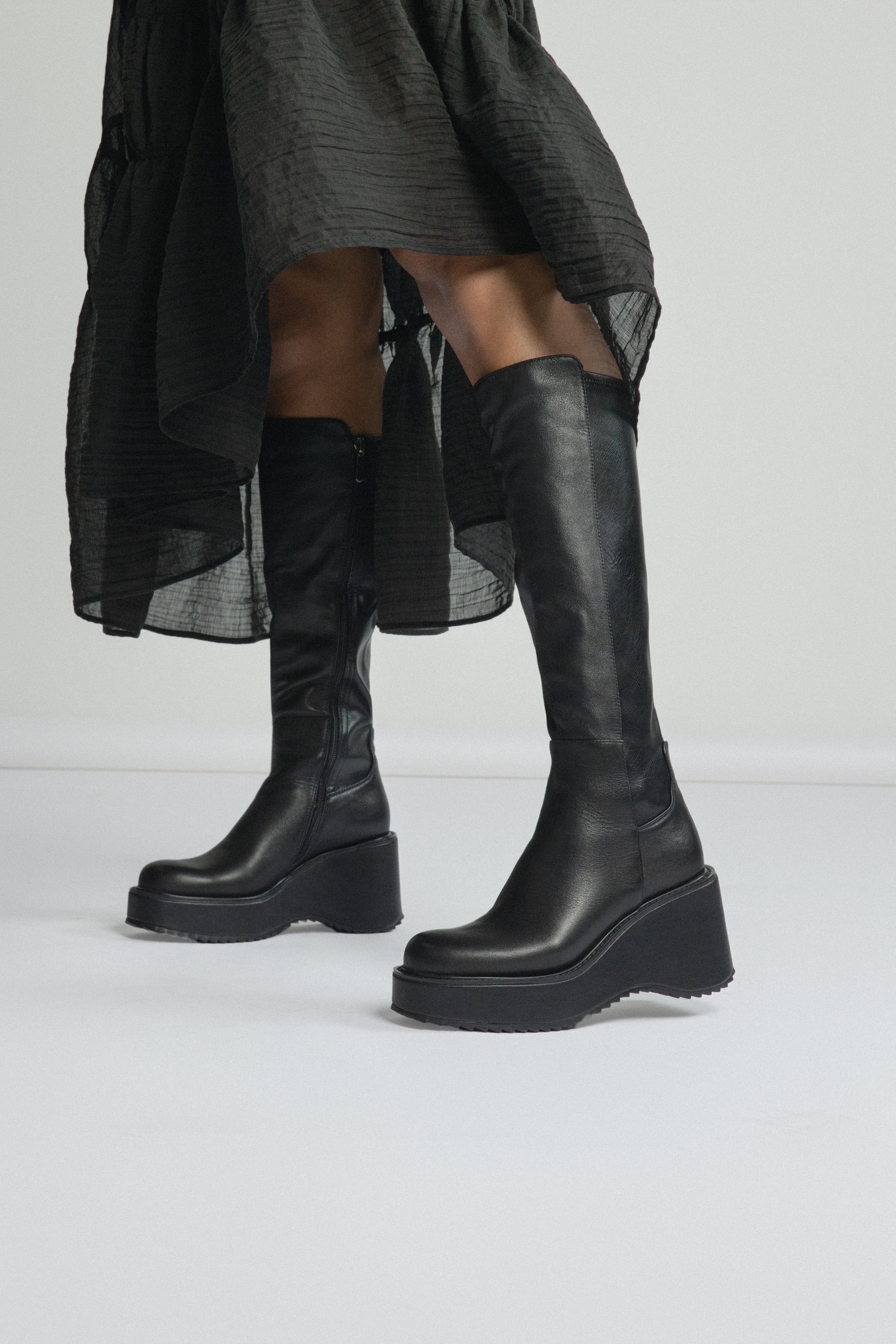 Knee-High Platform Boot