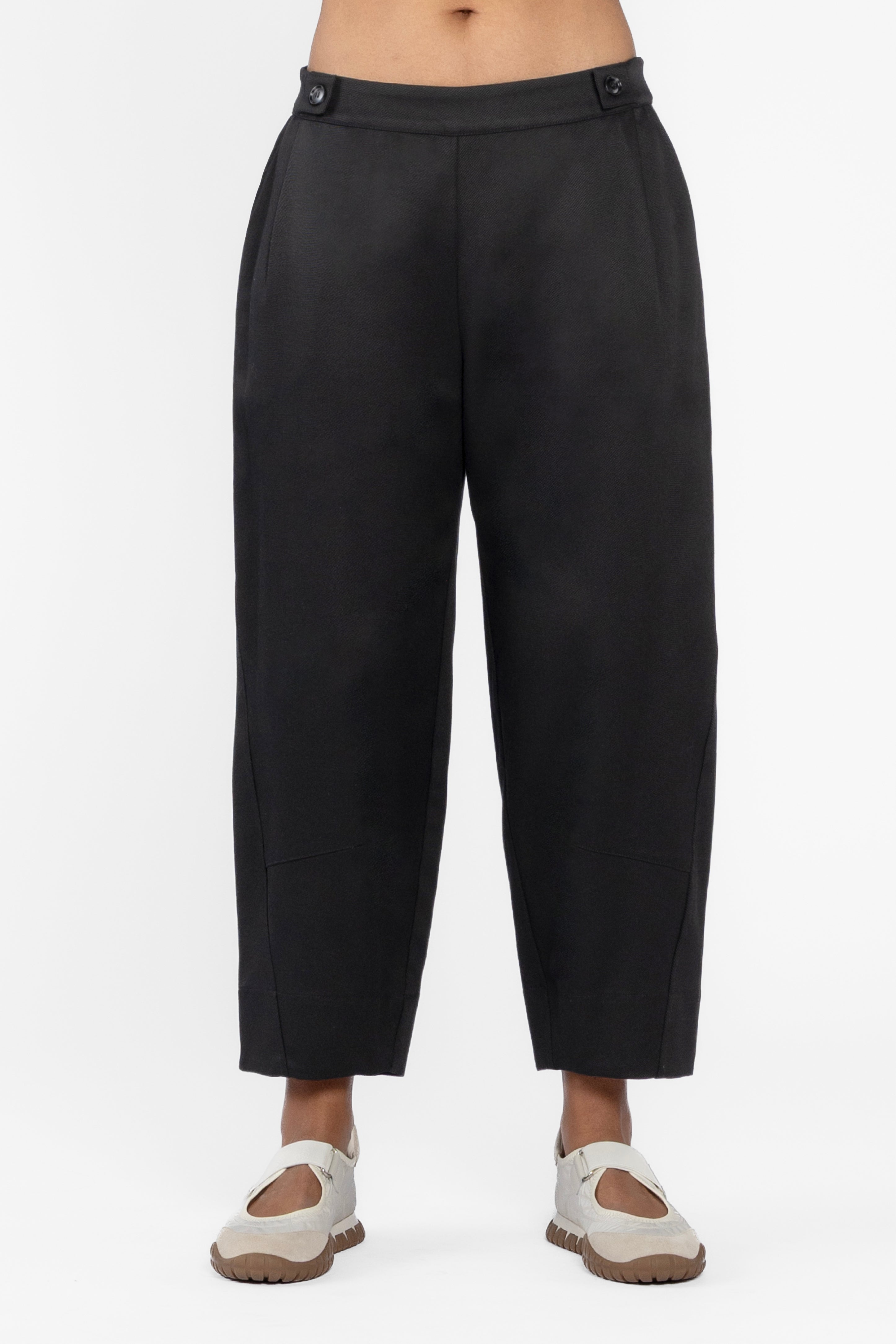 Bella Barrel Leg Cropped Pant