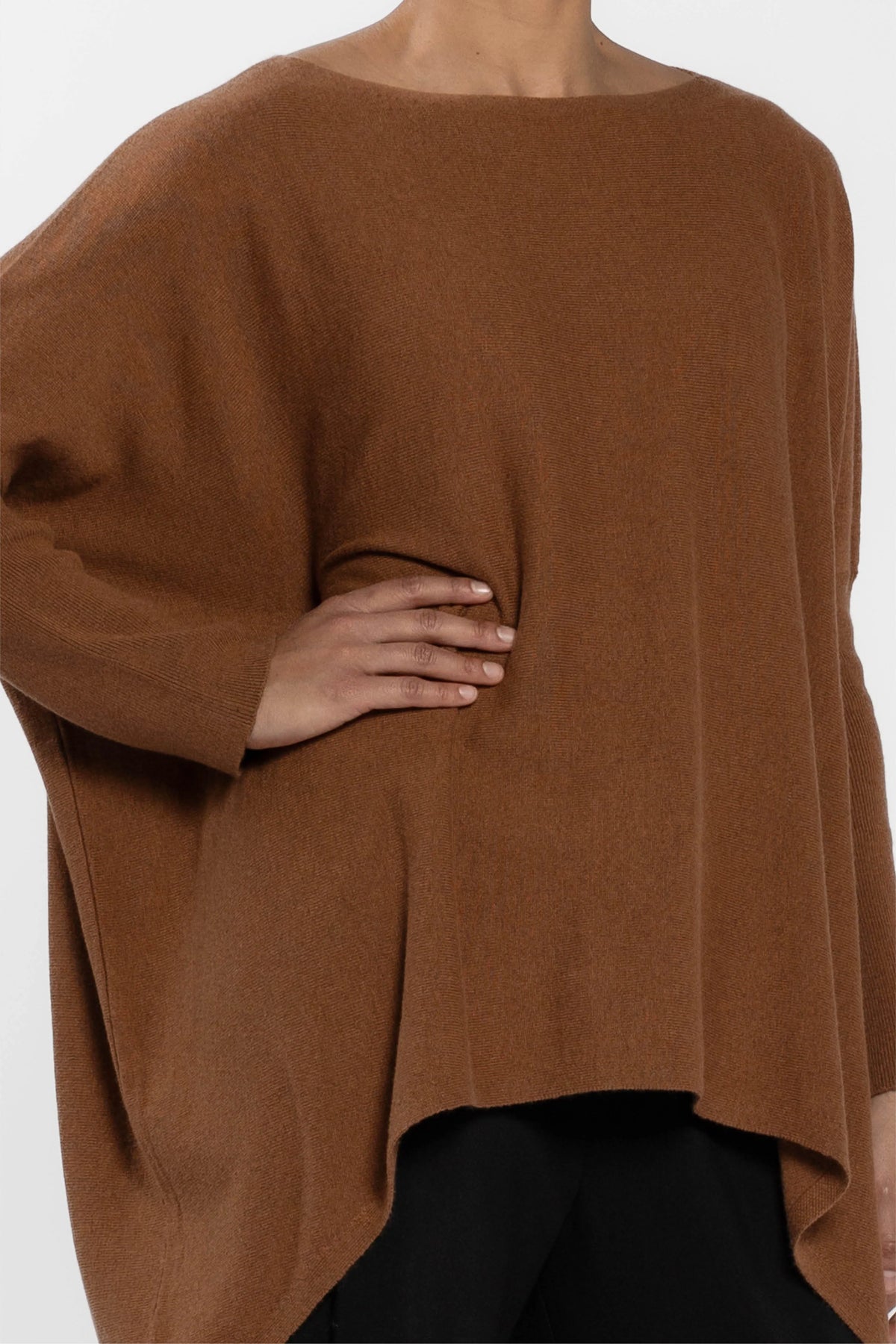 Cece Dropped Shoulder Long Sleeve Top