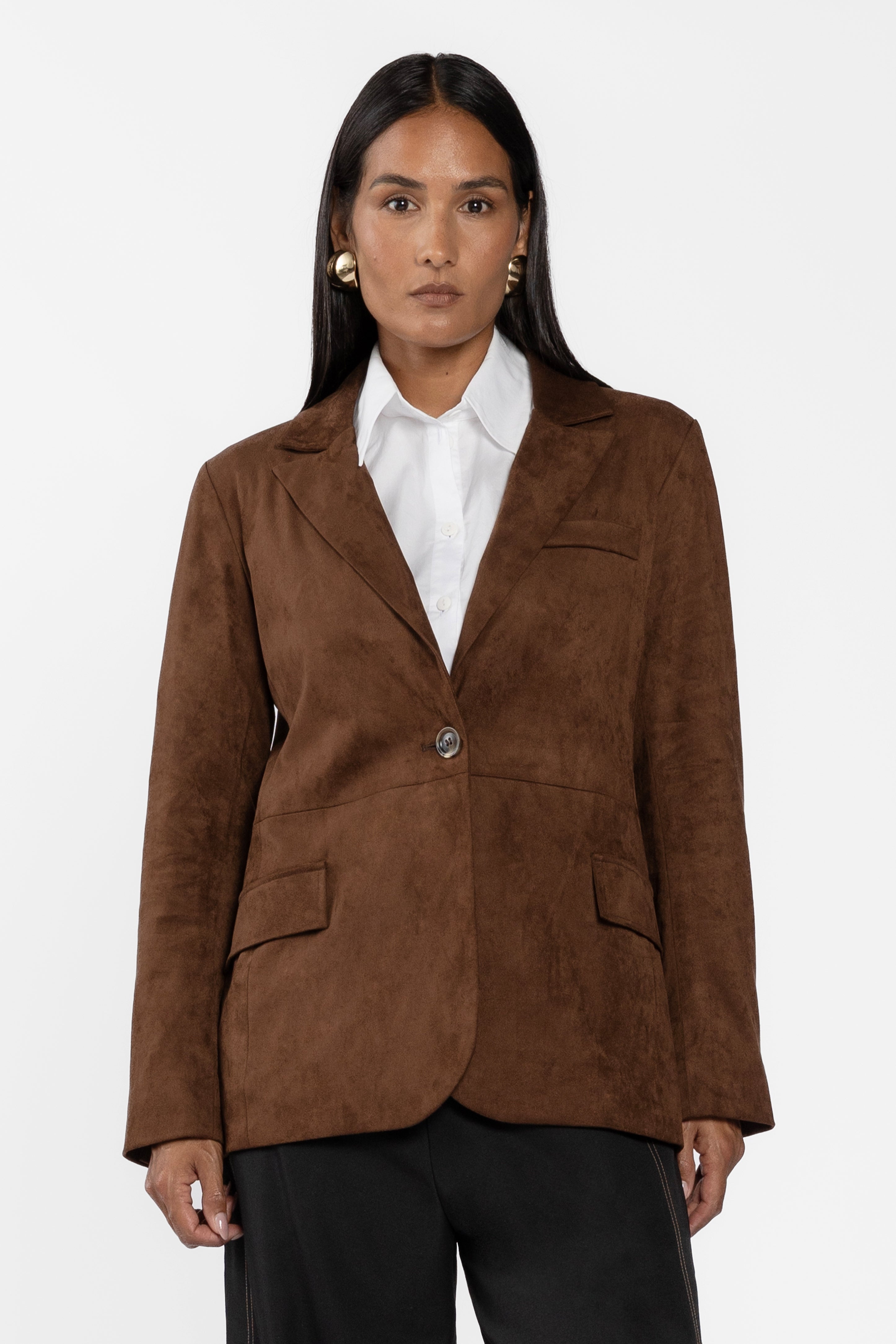 Cody Suede Look Blazer