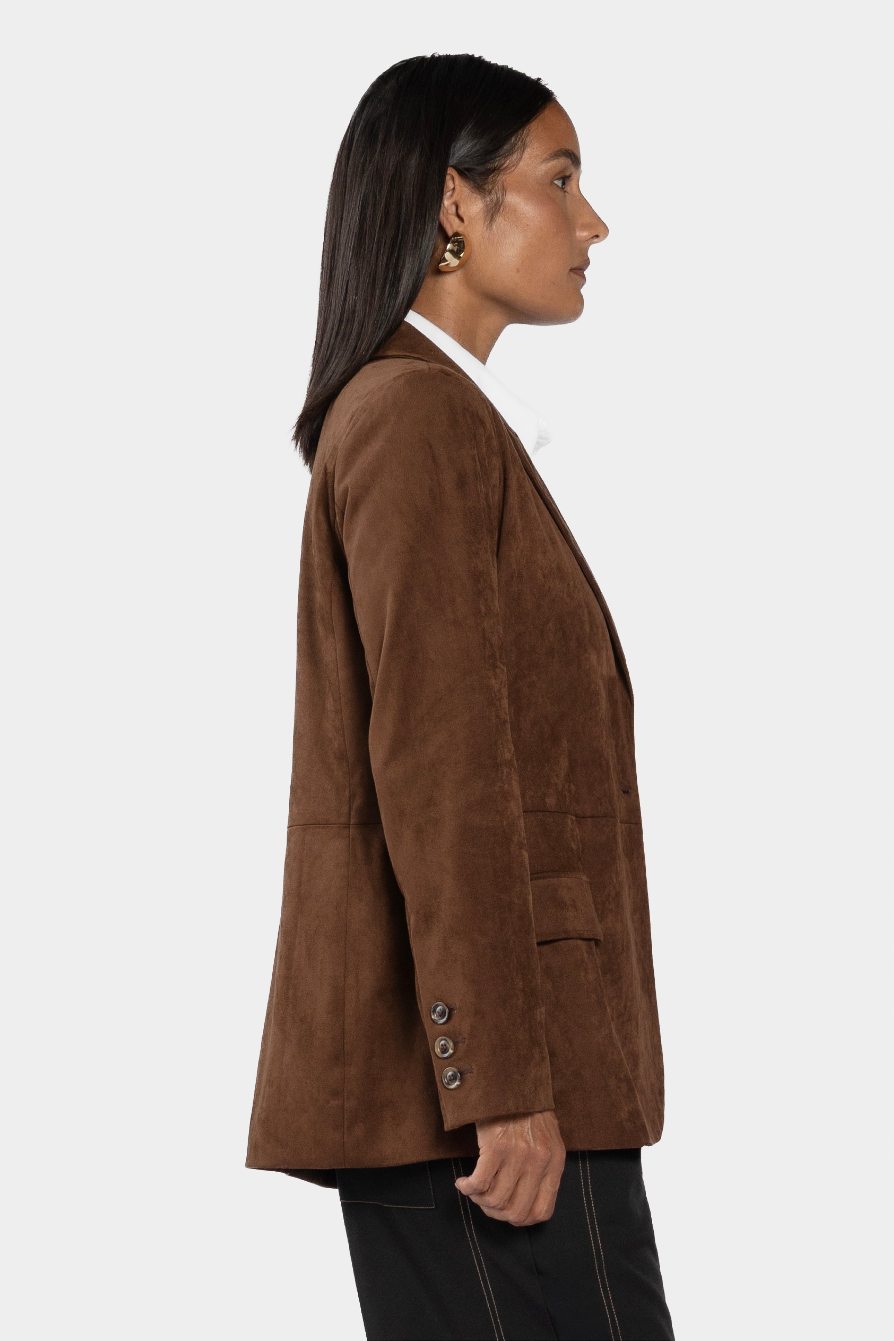 Cody Suede Look Blazer