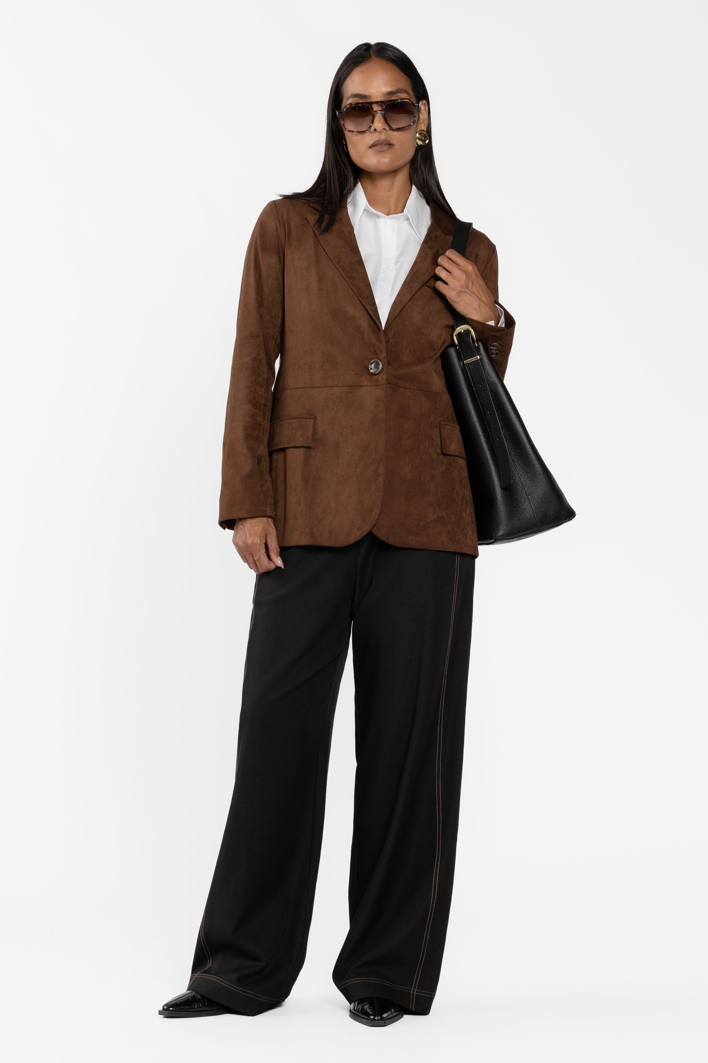 Cody Suede Look Blazer