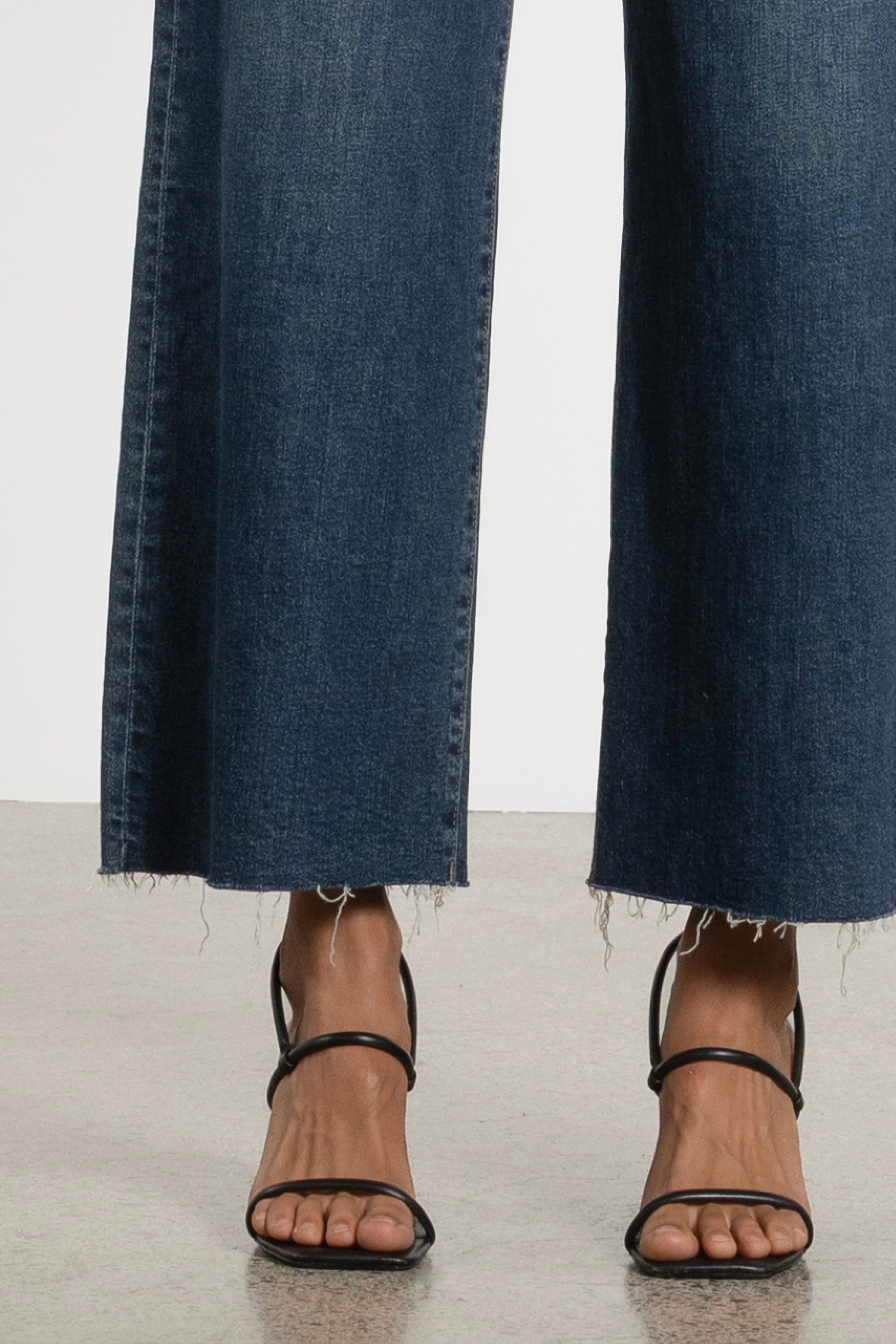 Barrie Cropped Wide Leg Jeans