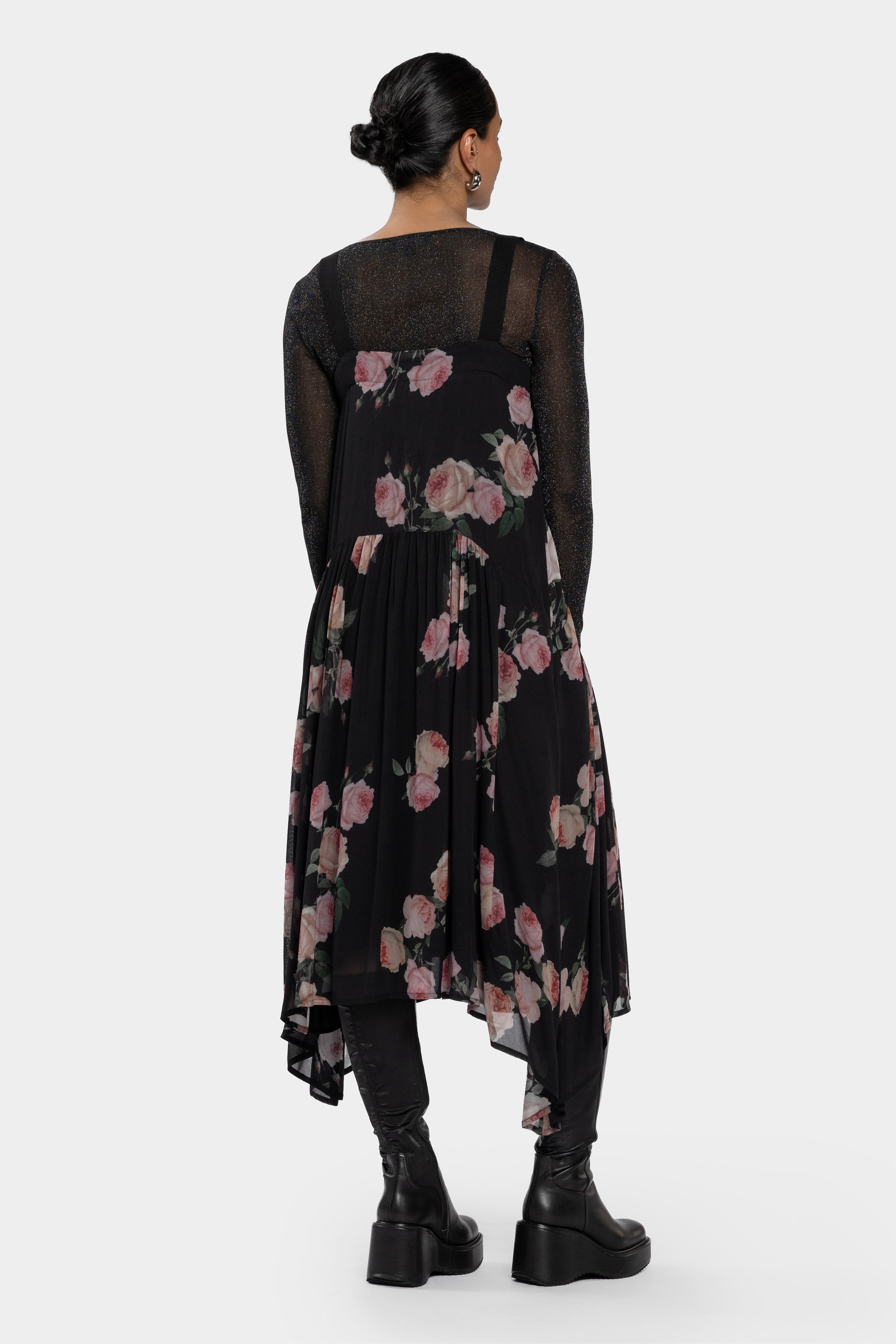 Floret Pinafore Dress