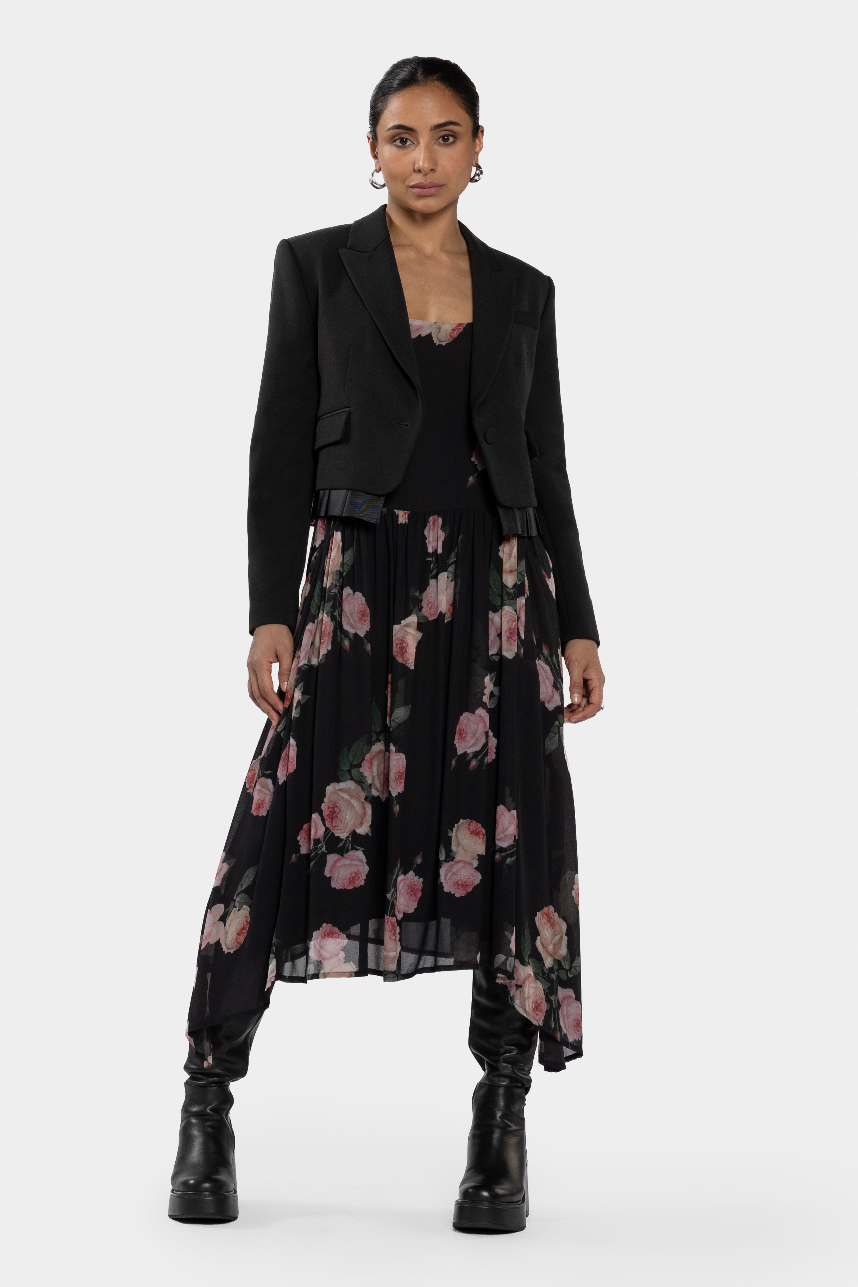 Floret Pinafore Dress