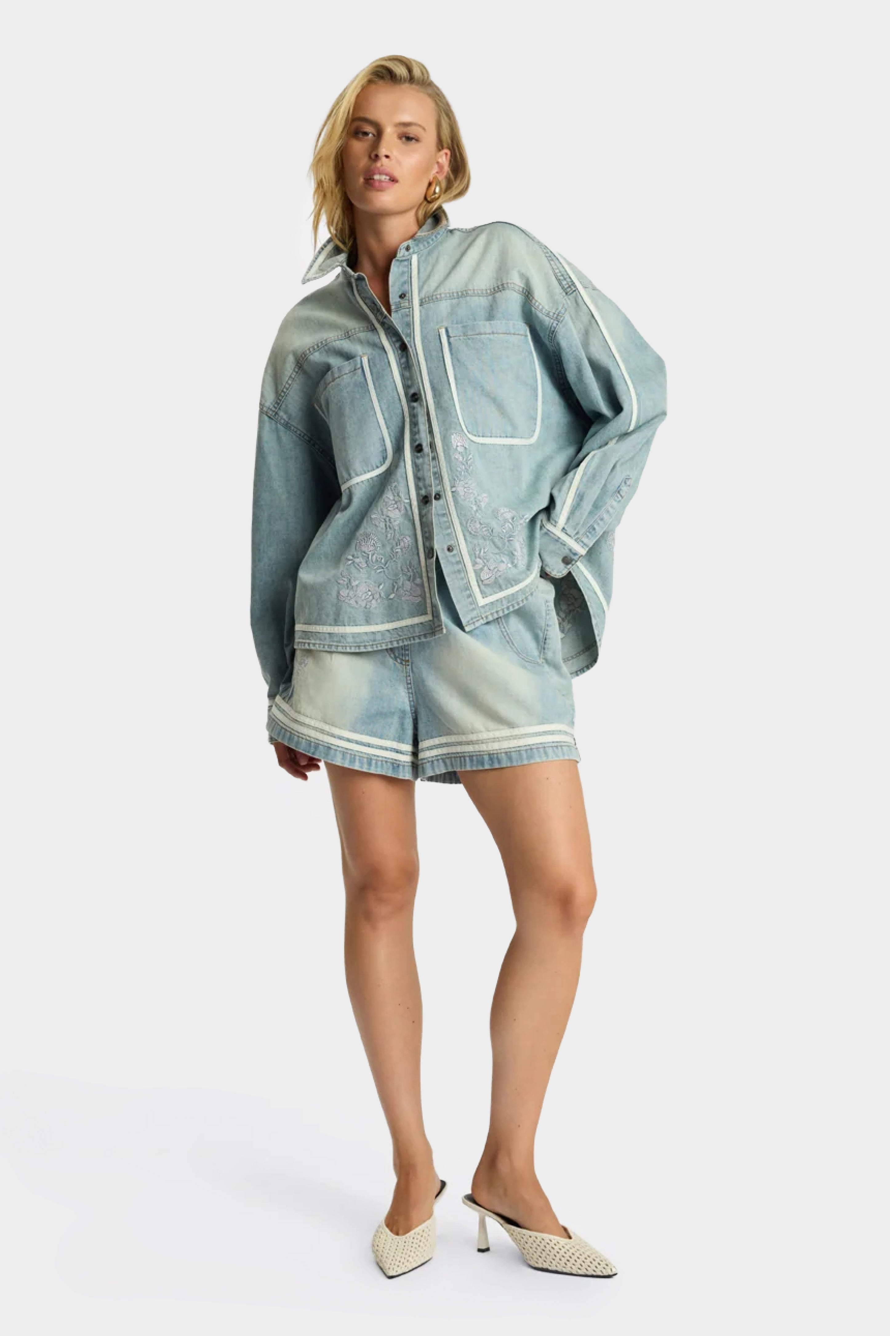 Folklore Embroidered Essential Shirt