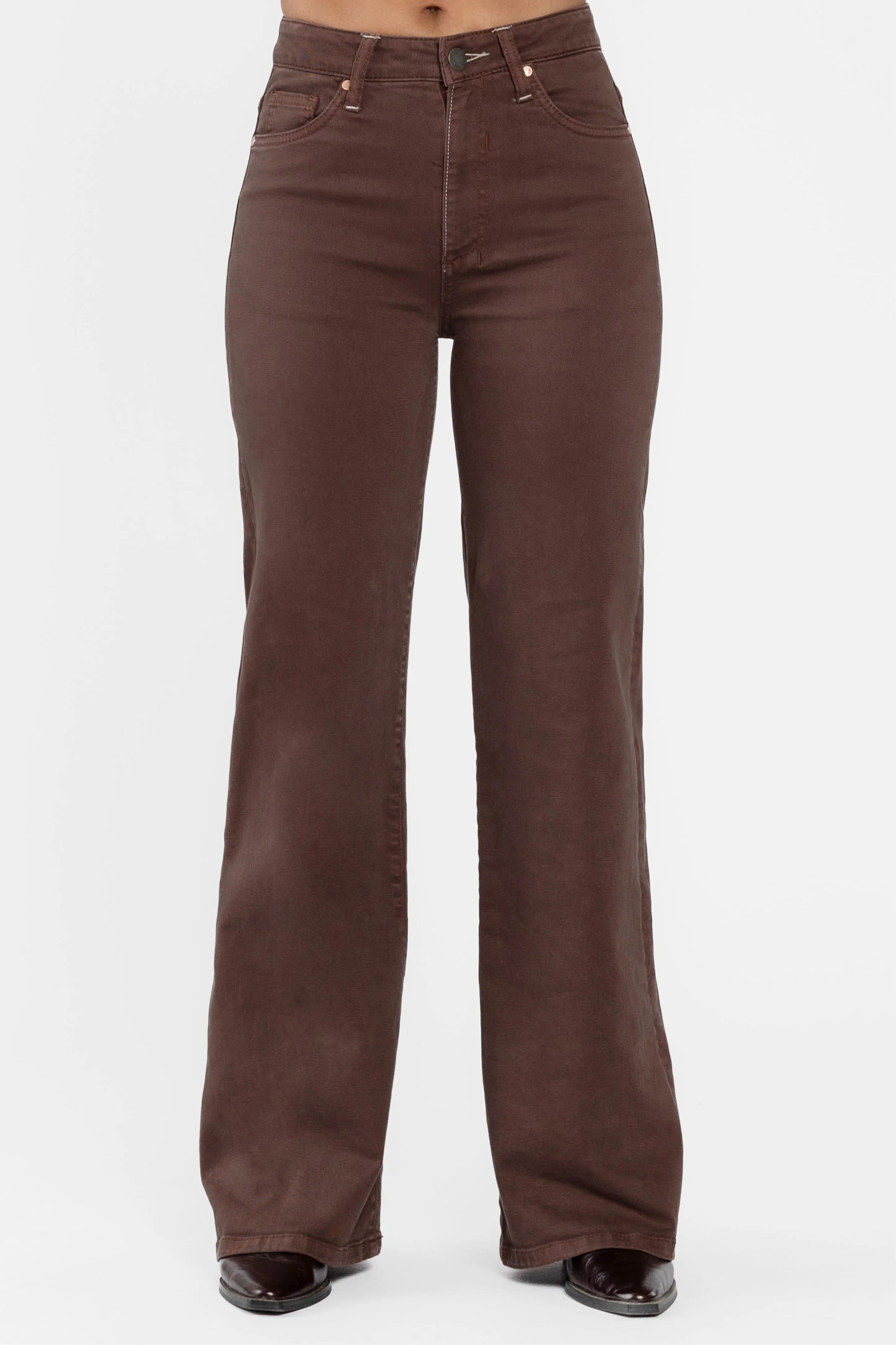 Hunter High Rise Wide Leg Jeans