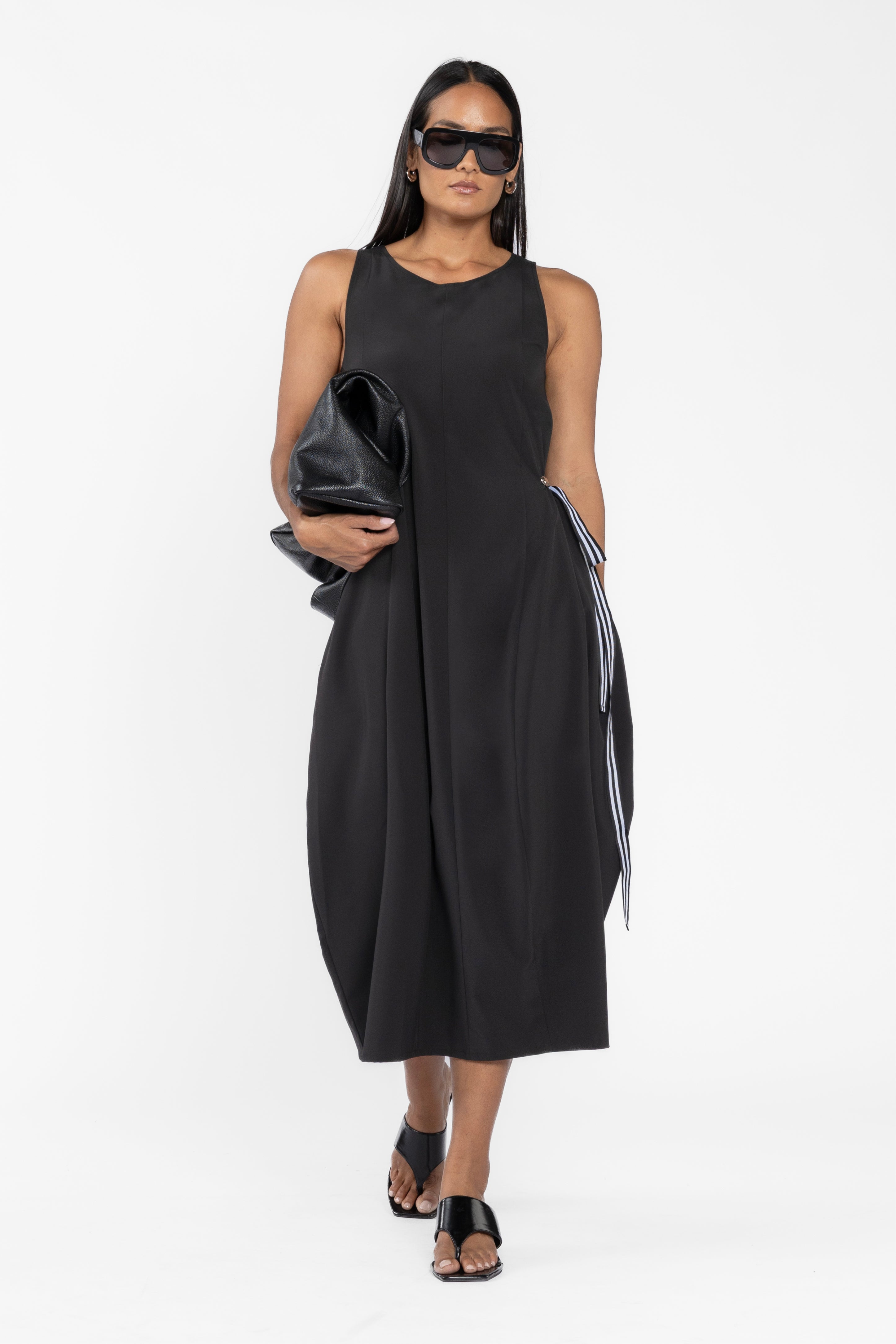 Juliana Bubble Hem Sleeveless Dress