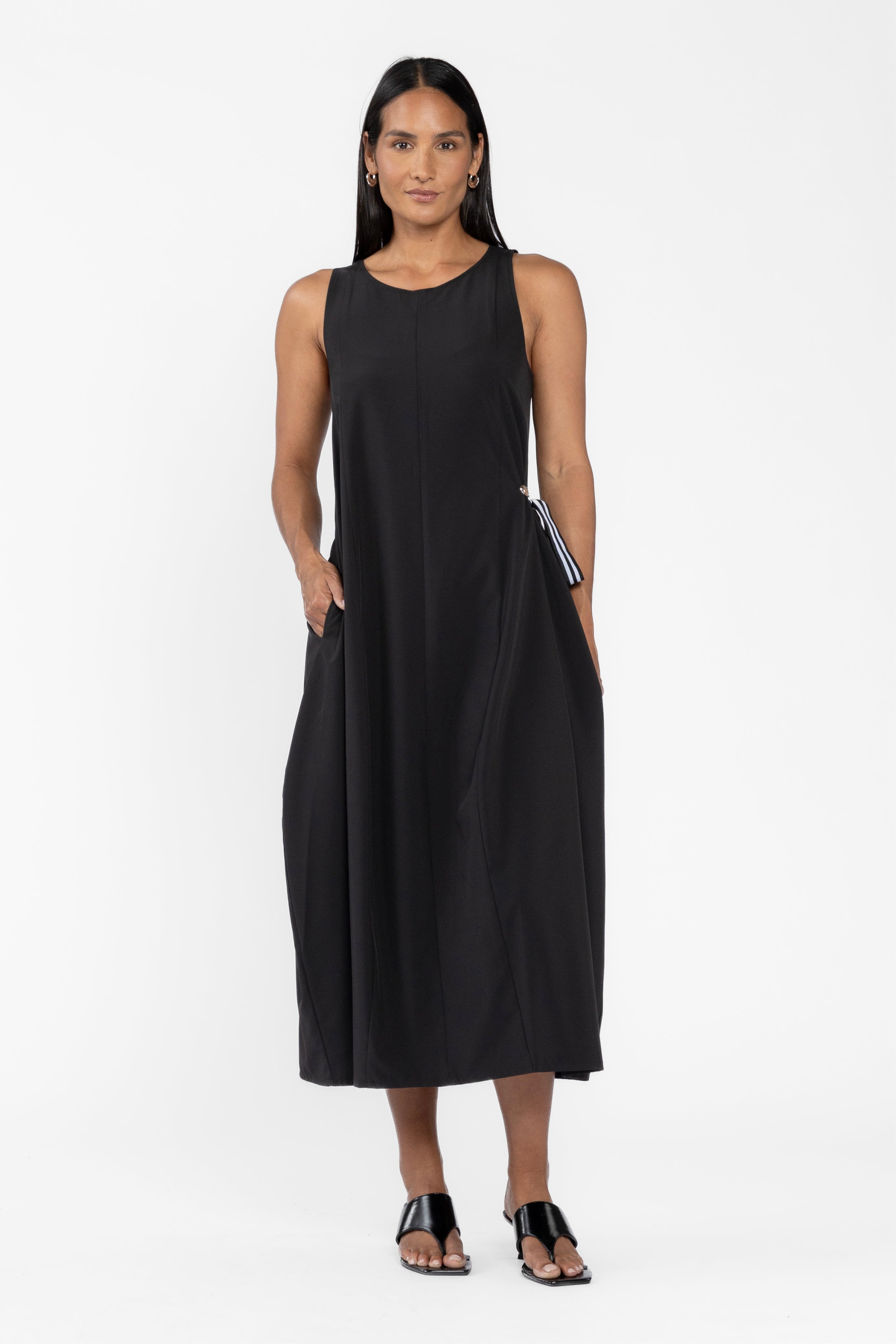 Juliana Bubble Hem Sleeveless Dress
