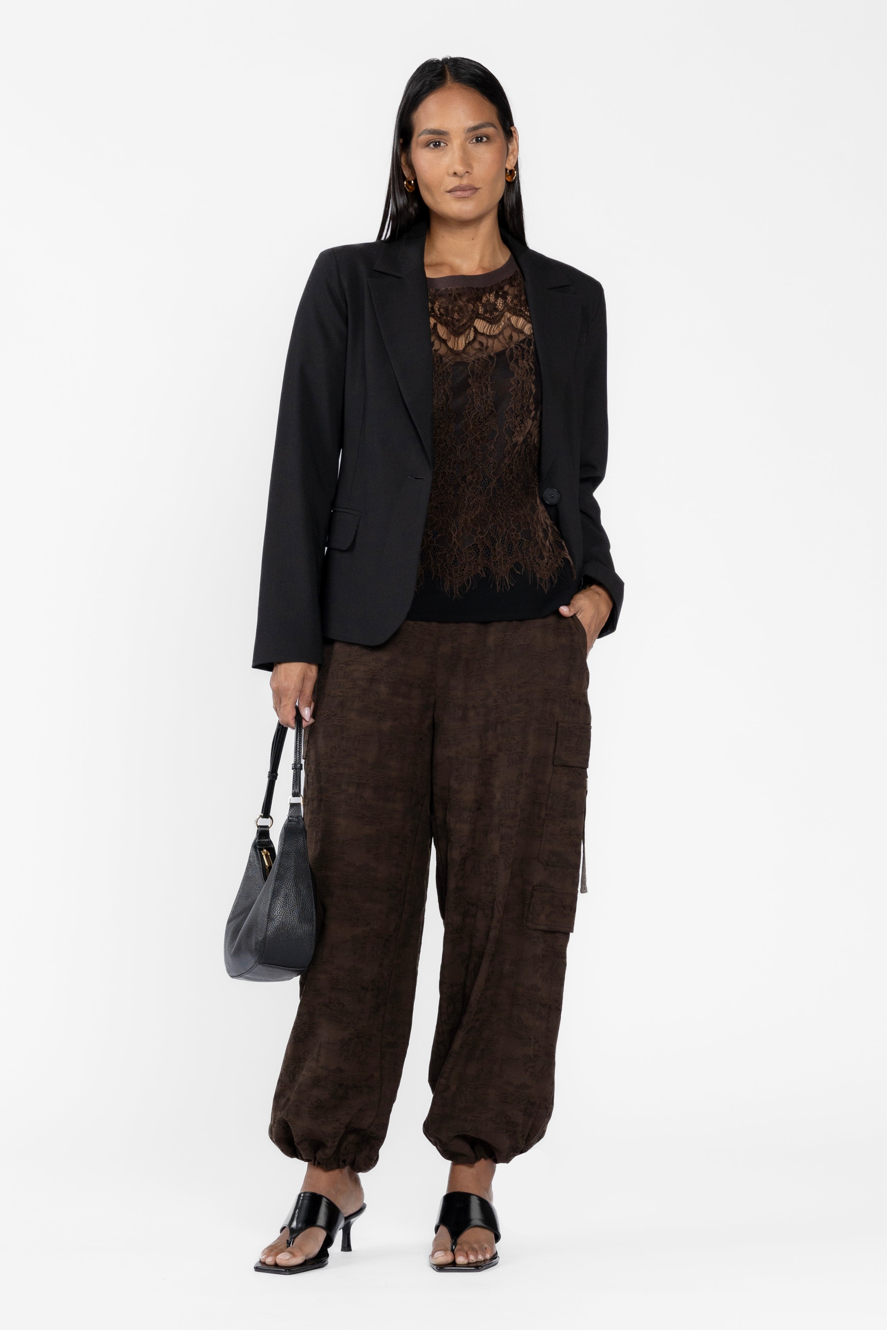 Maddie Jaquard Cargo Pants