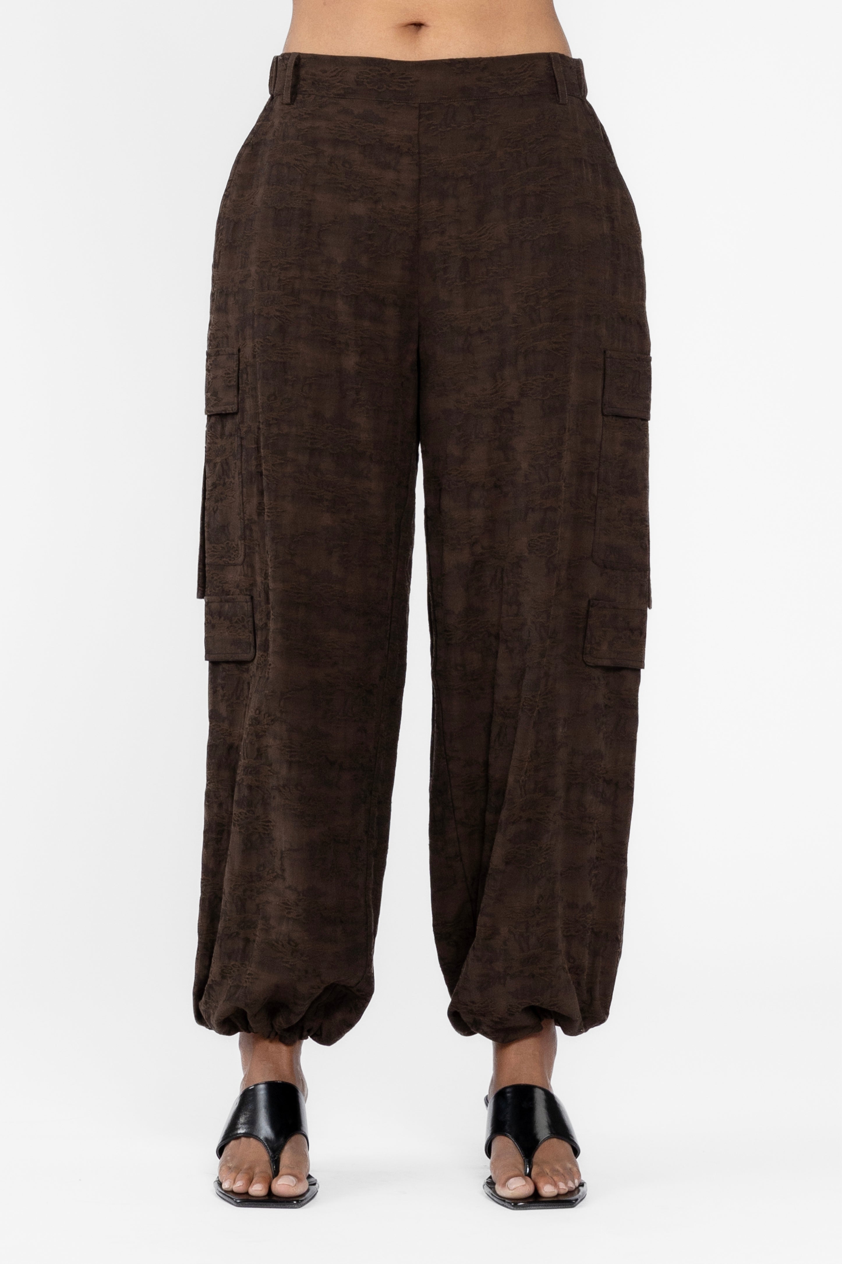 Maddie Jaquard Cargo Pants