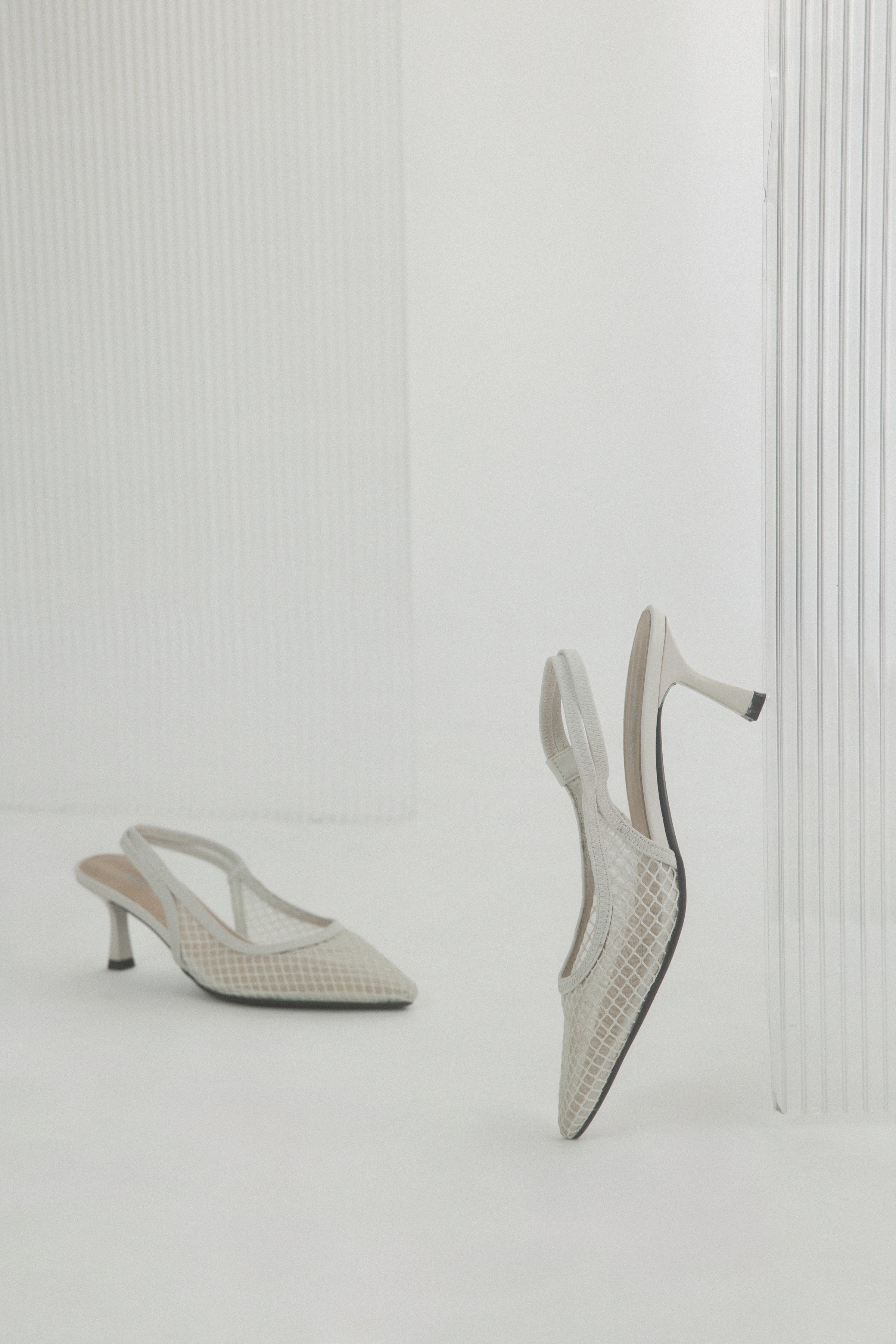 Mist Mesh Slingback Heel