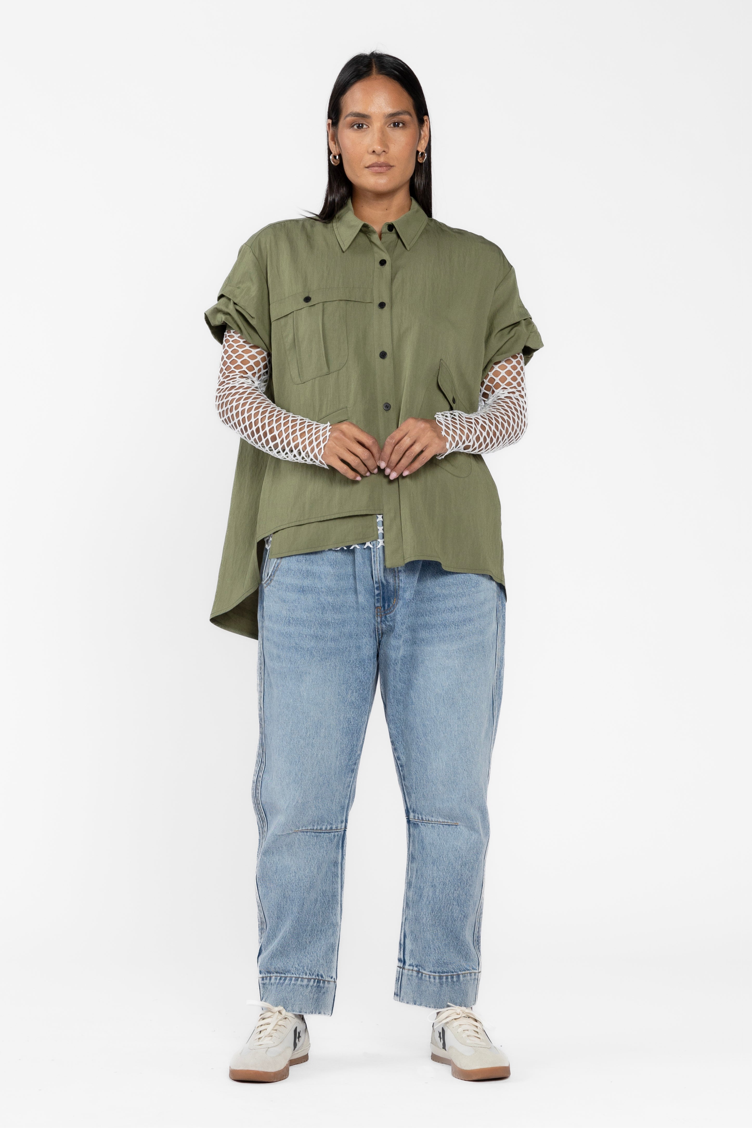 Outcasts Low Waist Drop Crotch Harem Jeans