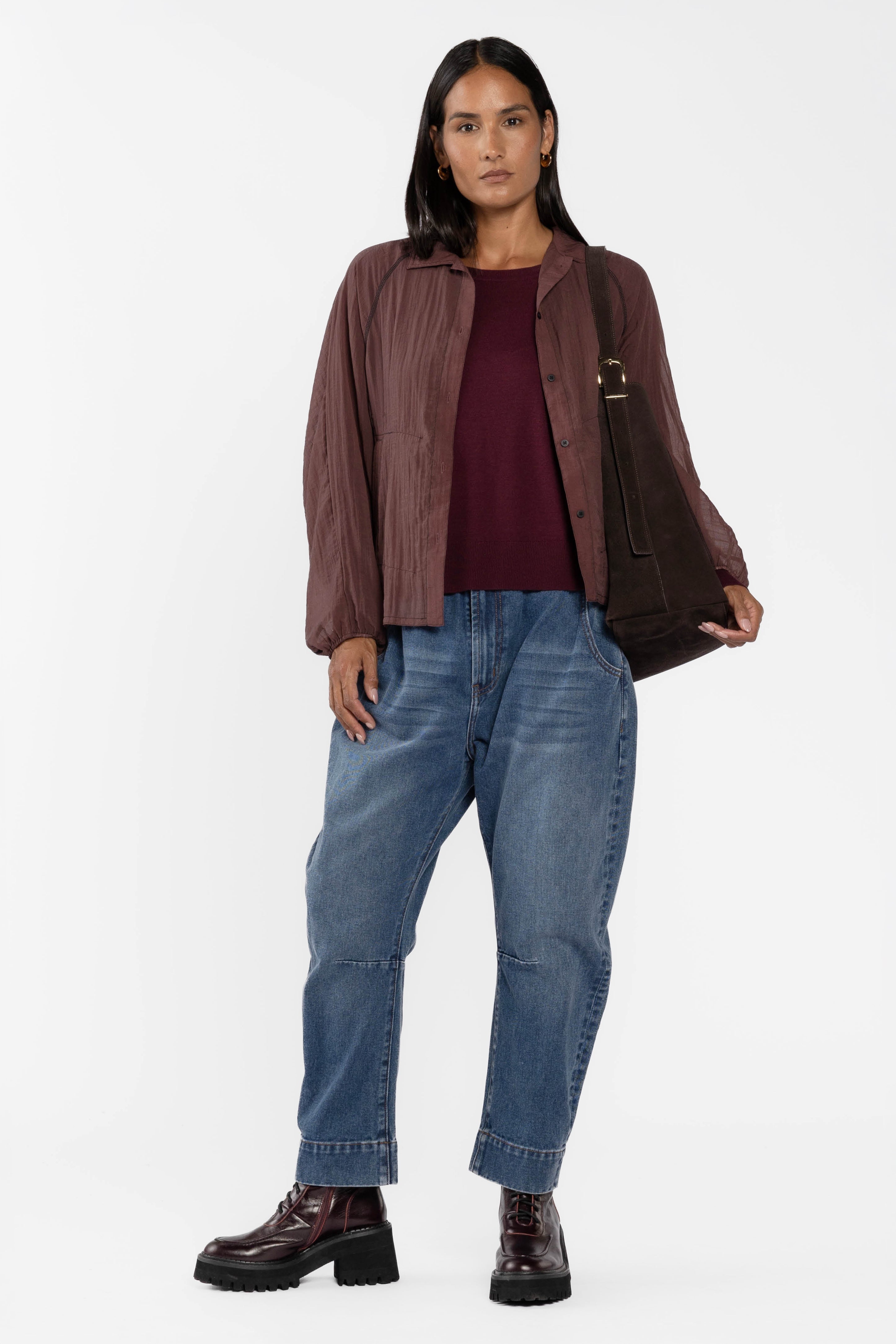 Outcasts Low Waist Drop Crotch Harem Jeans