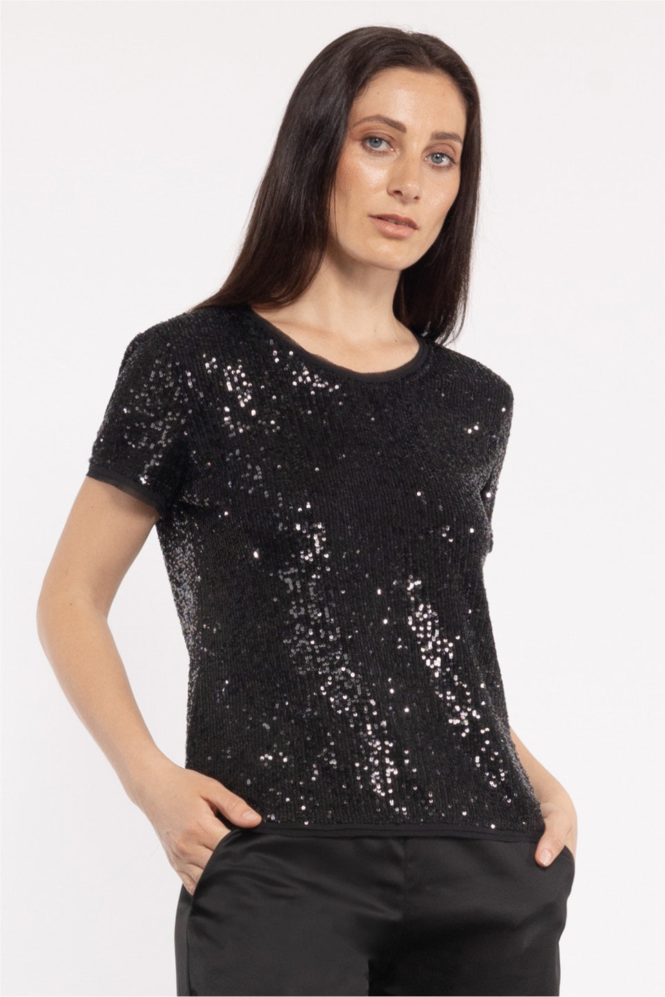 Ally Sequin Tee