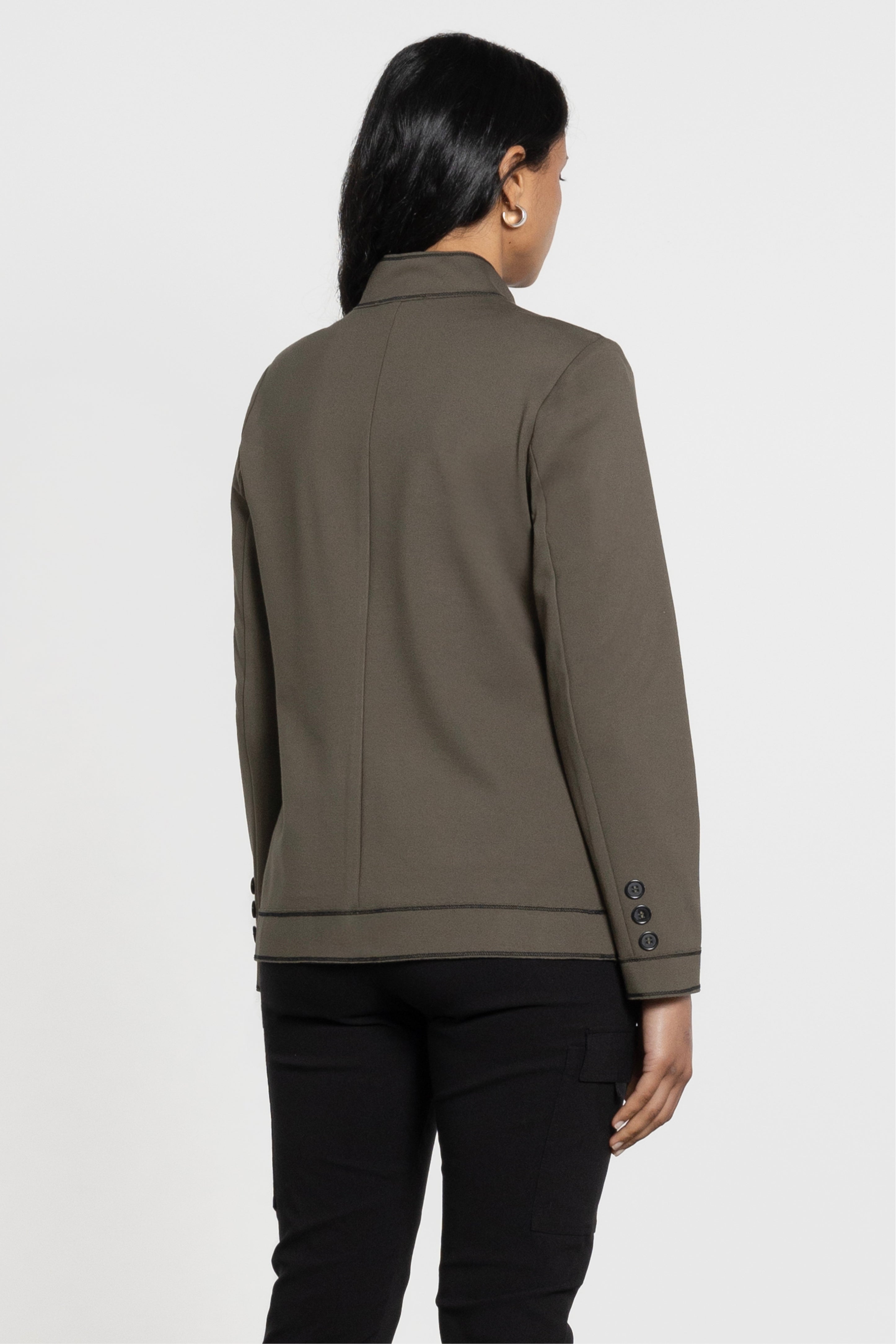 Angelo Contrast Stitch Jacket
