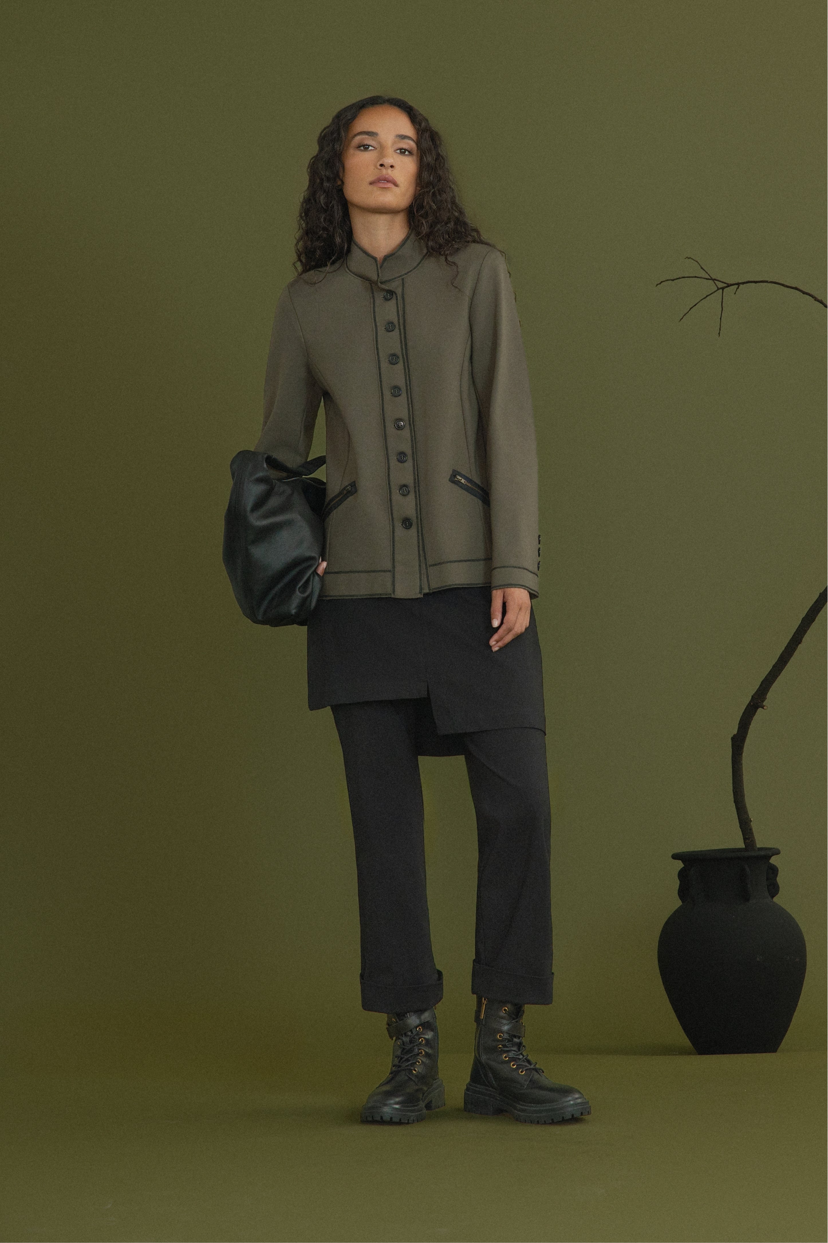 Angelo Contrast Stitch Jacket