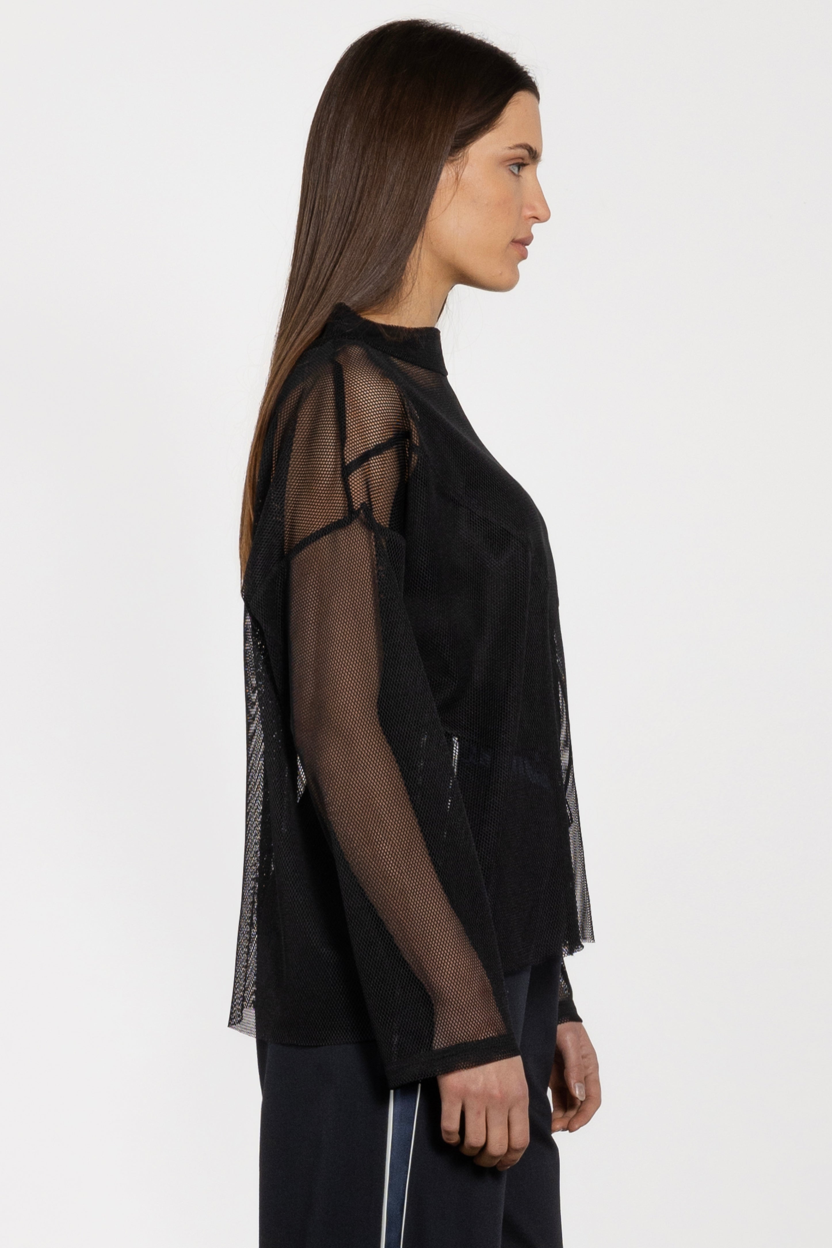 Artisan Mesh Long Sleeve Top