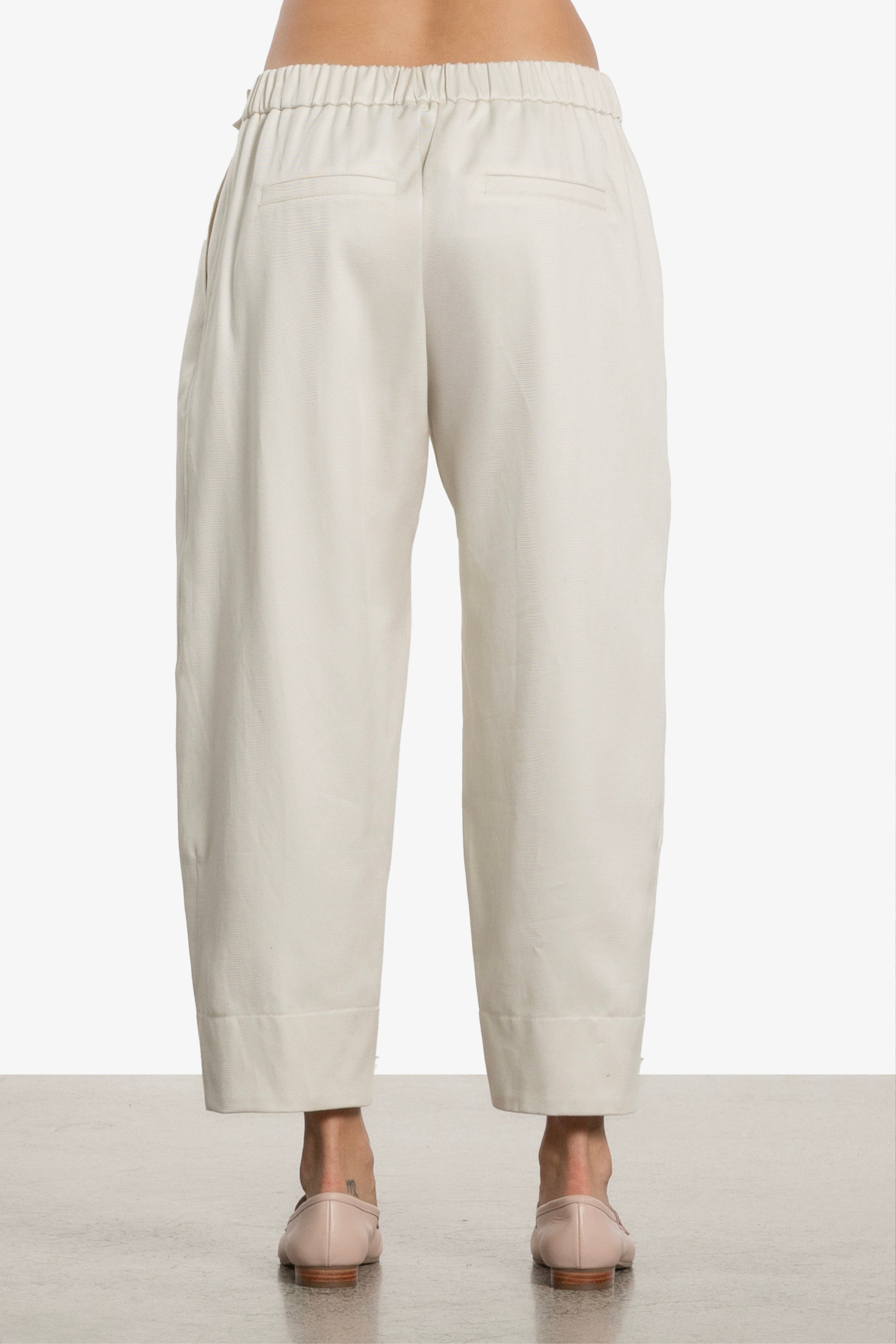 Bella Barrel Leg Cropped Pant