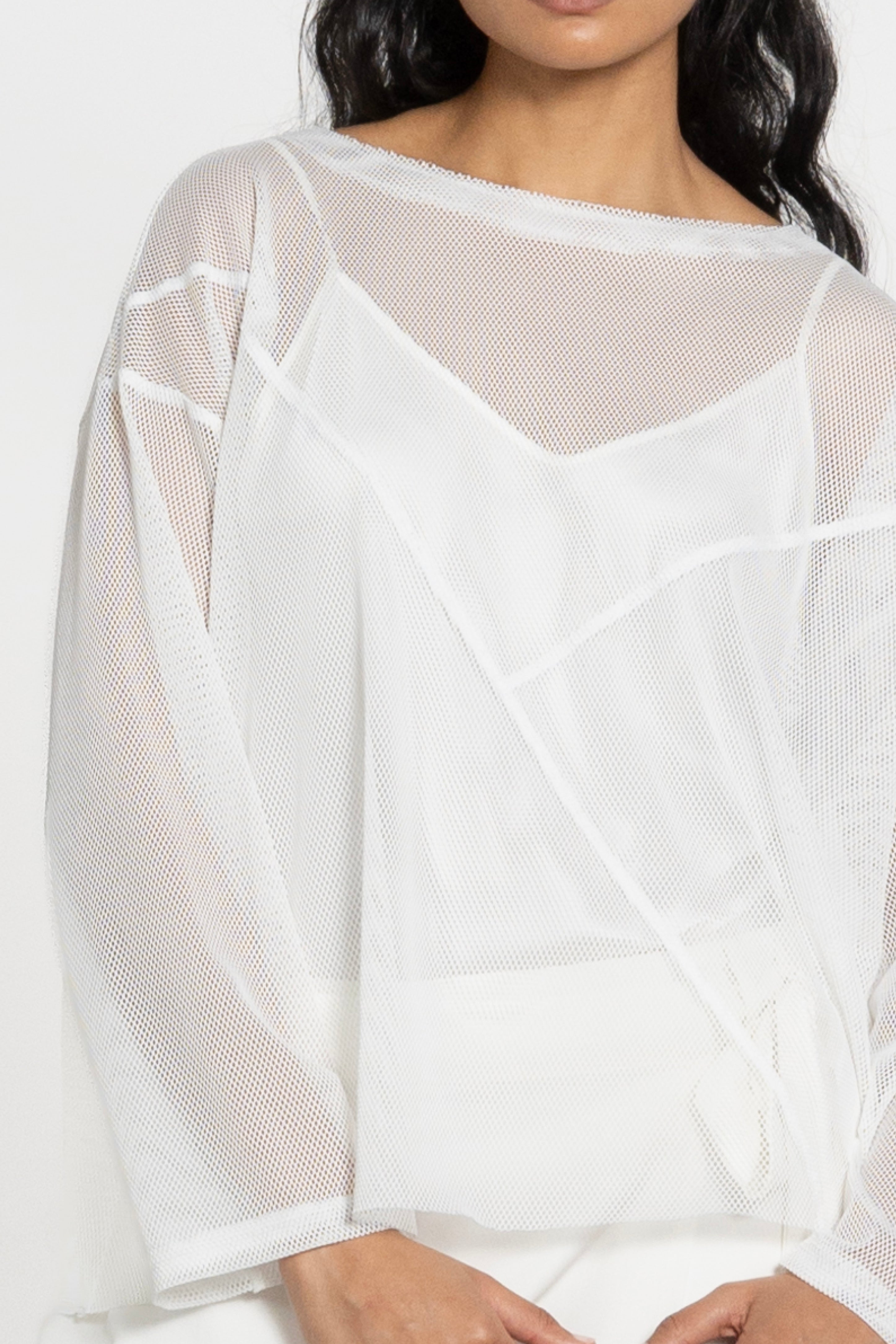 Bianca Long Sleeve Mesh Top