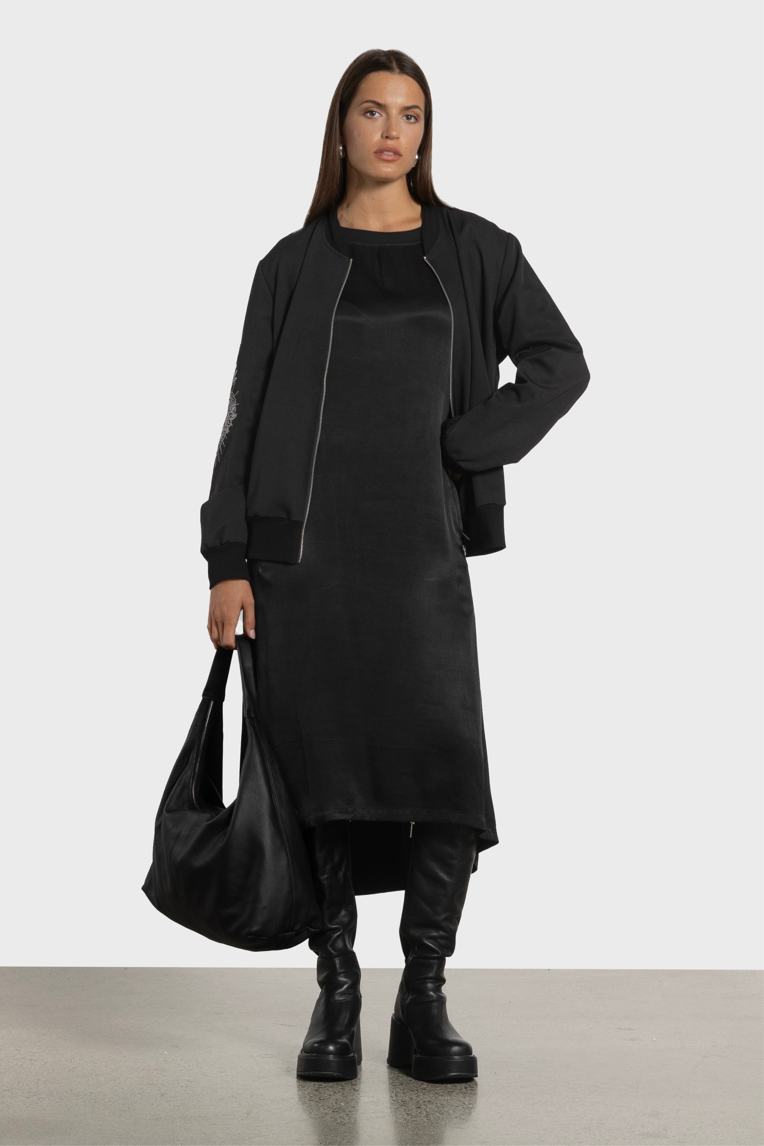 Bodhi Embroidery Sleeve Bomber