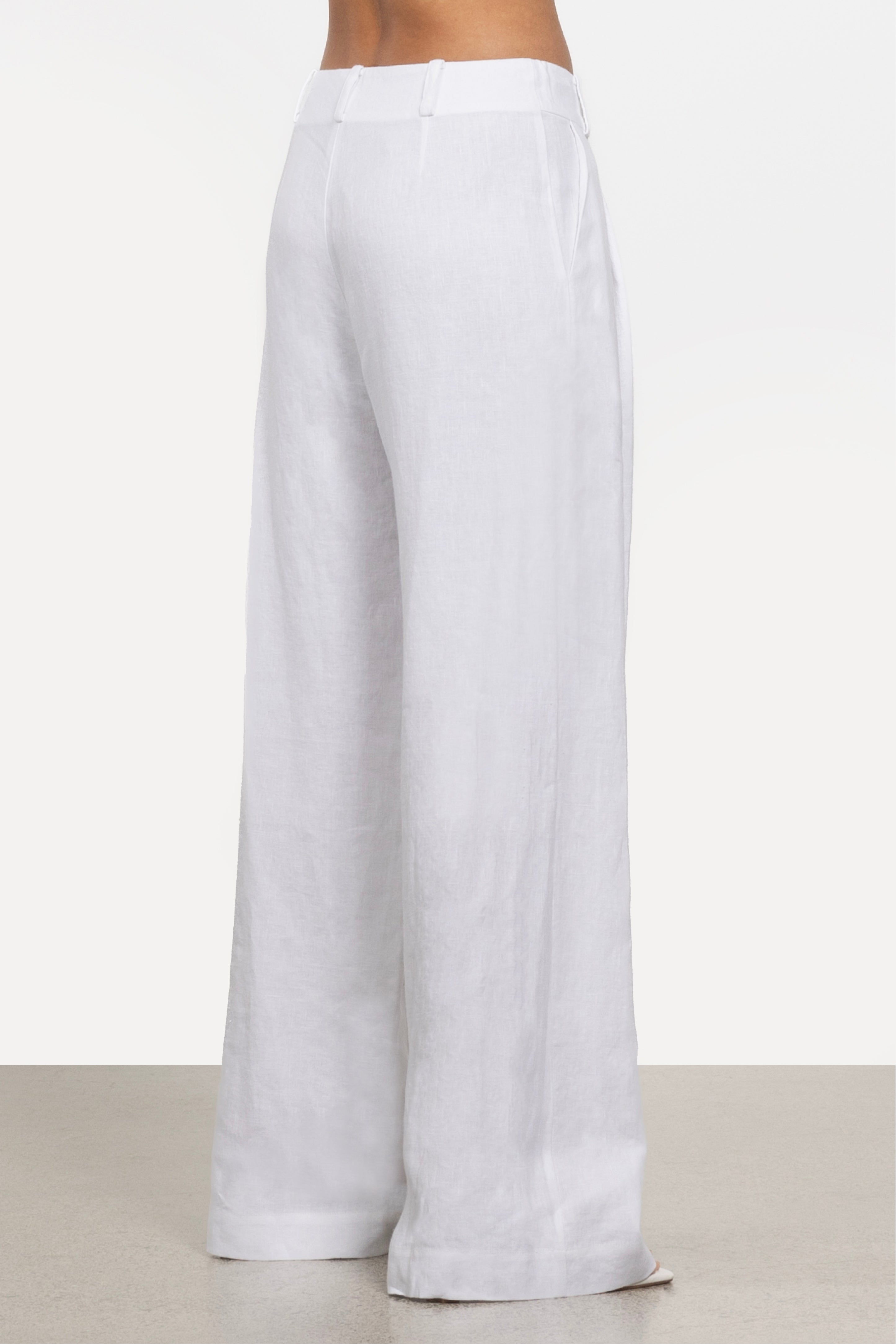 Bonnie Wide Leg Linen Pant