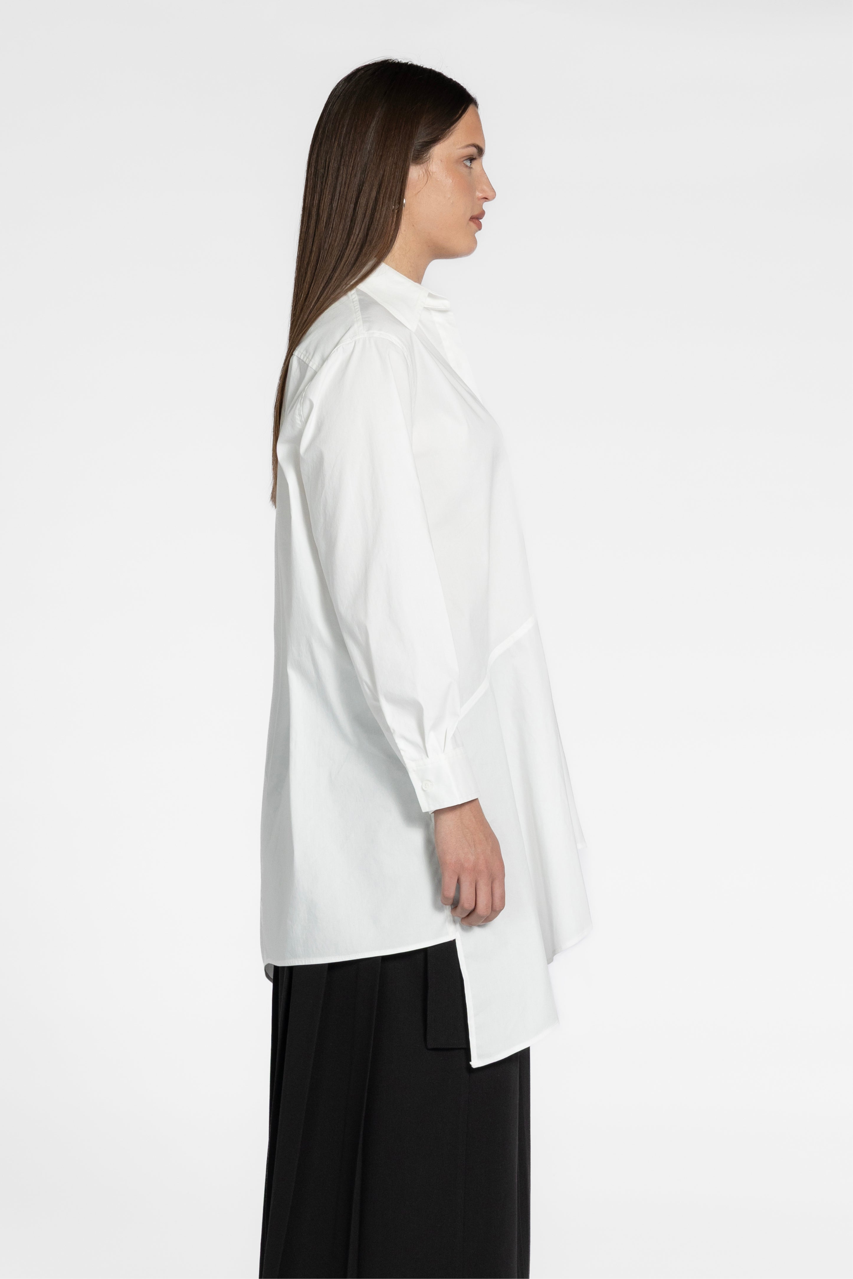 Bosley Asymmetrical Hem Shirt