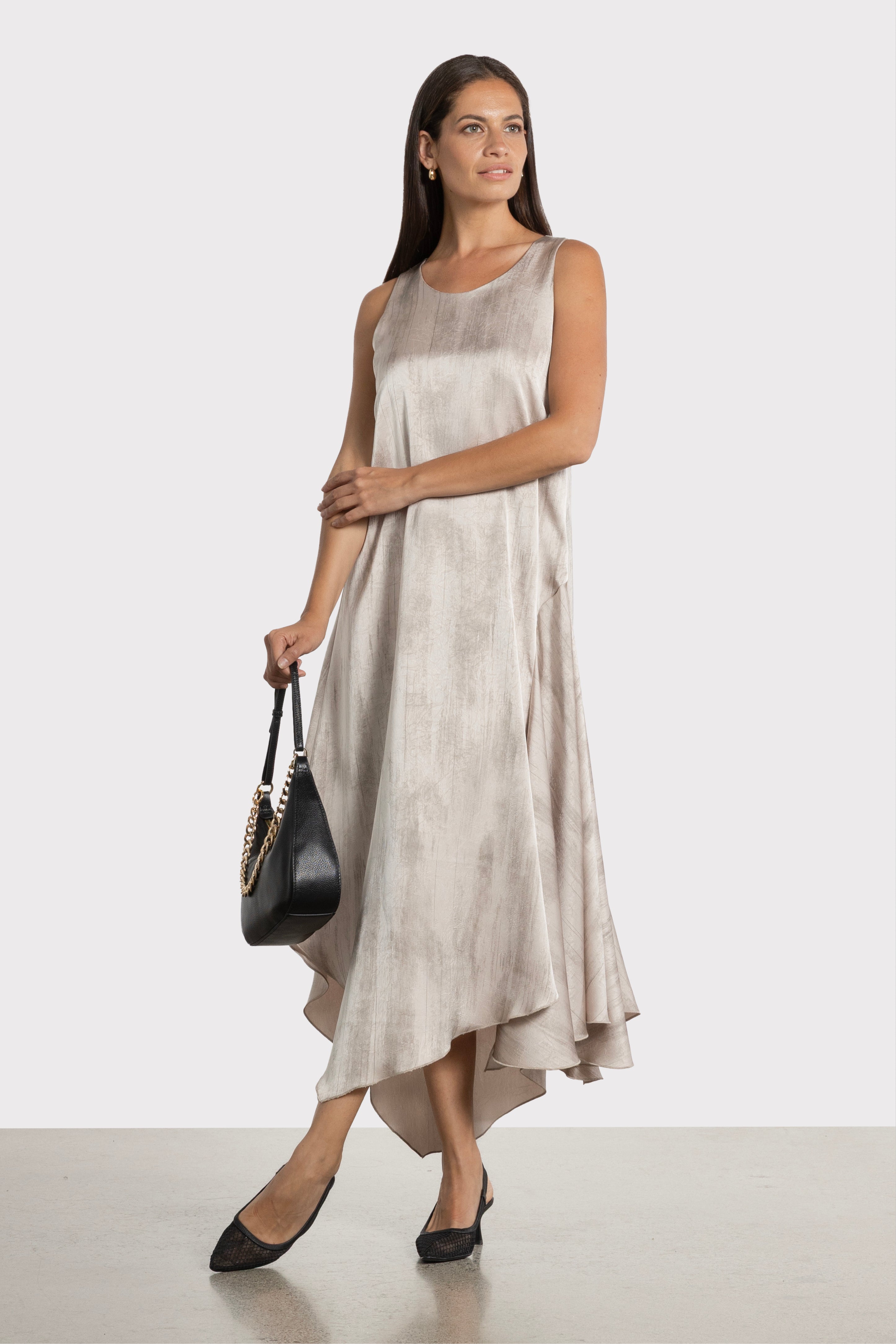 Bronx Asymmetric Sleeveless Dress