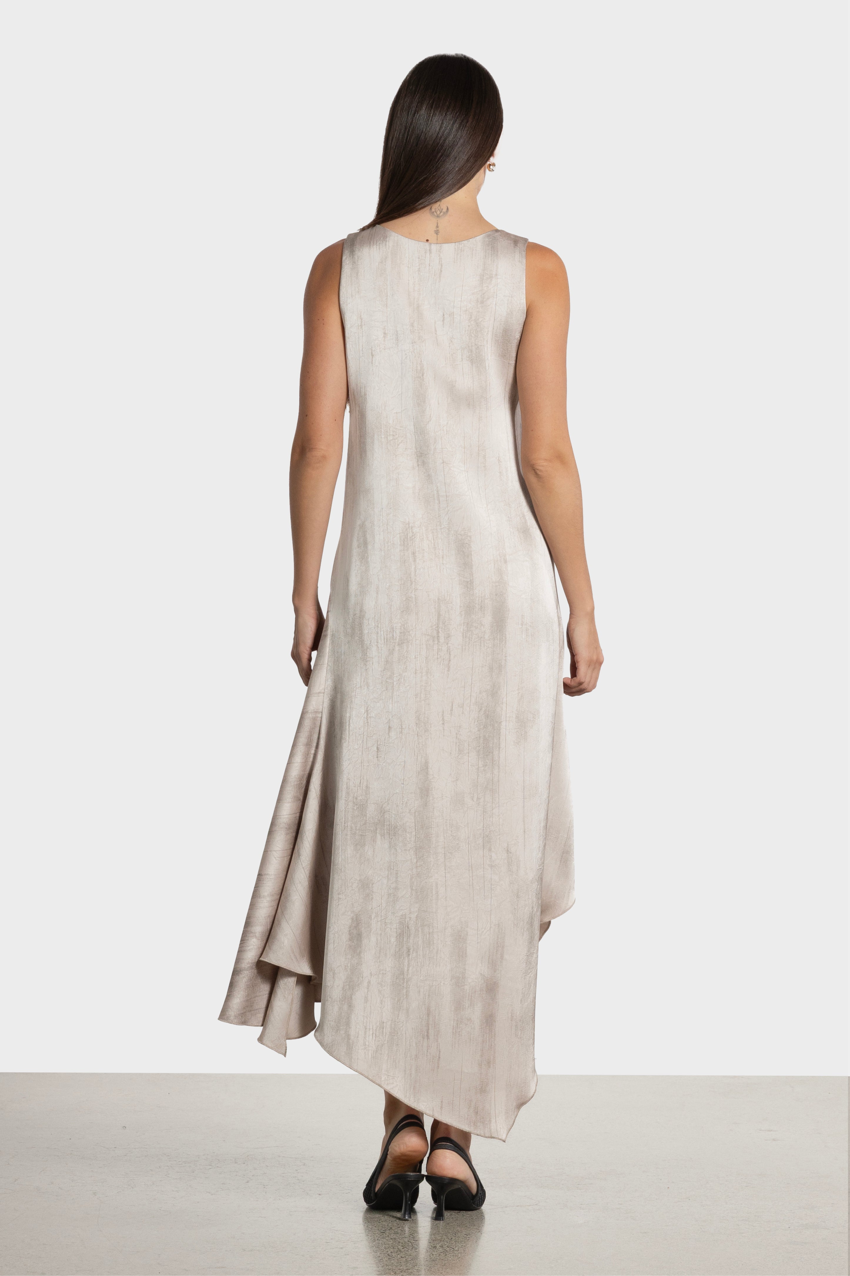 Bronx Asymmetric Sleeveless Dress