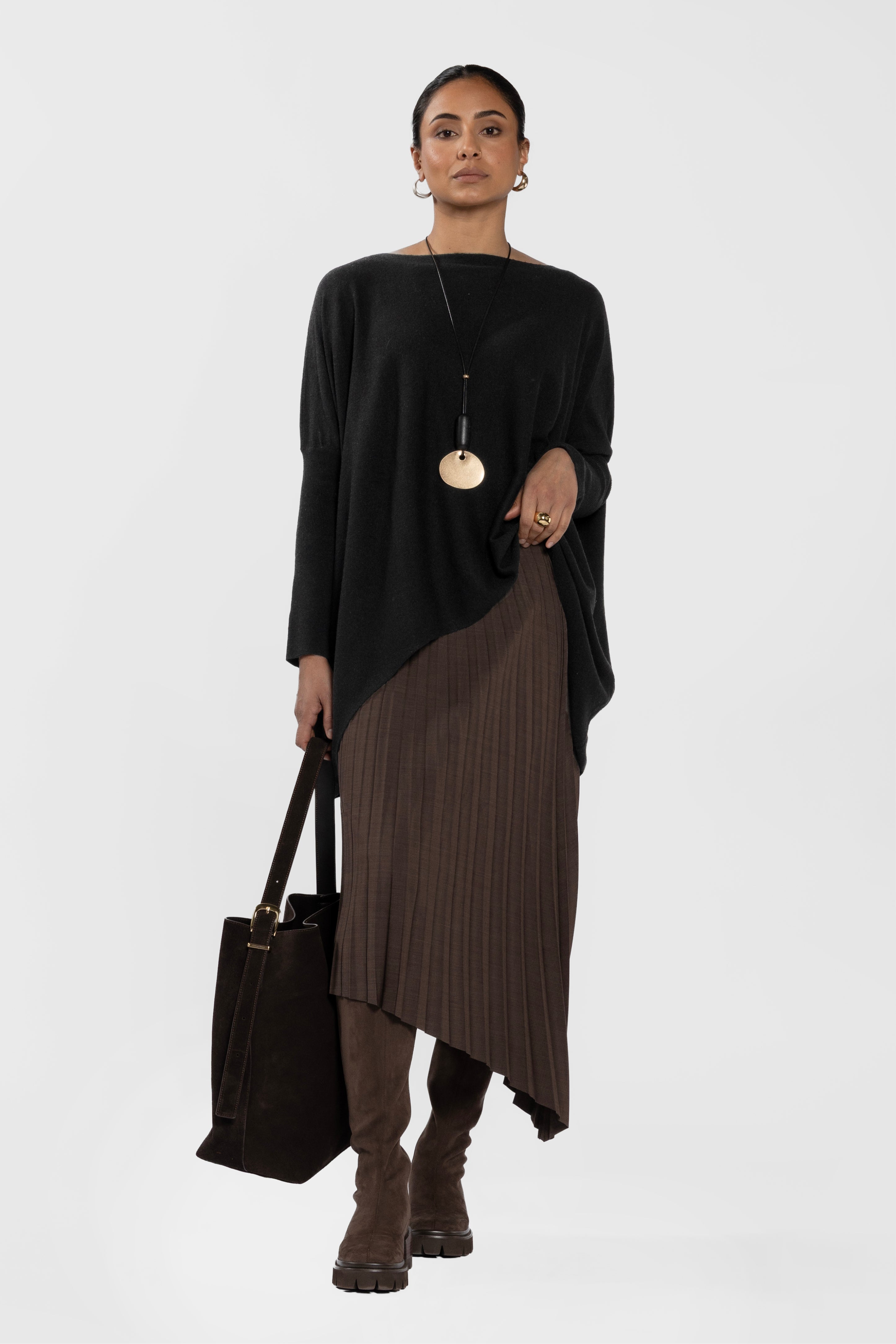 Cece Dropped Shoulder Long Sleeve Top