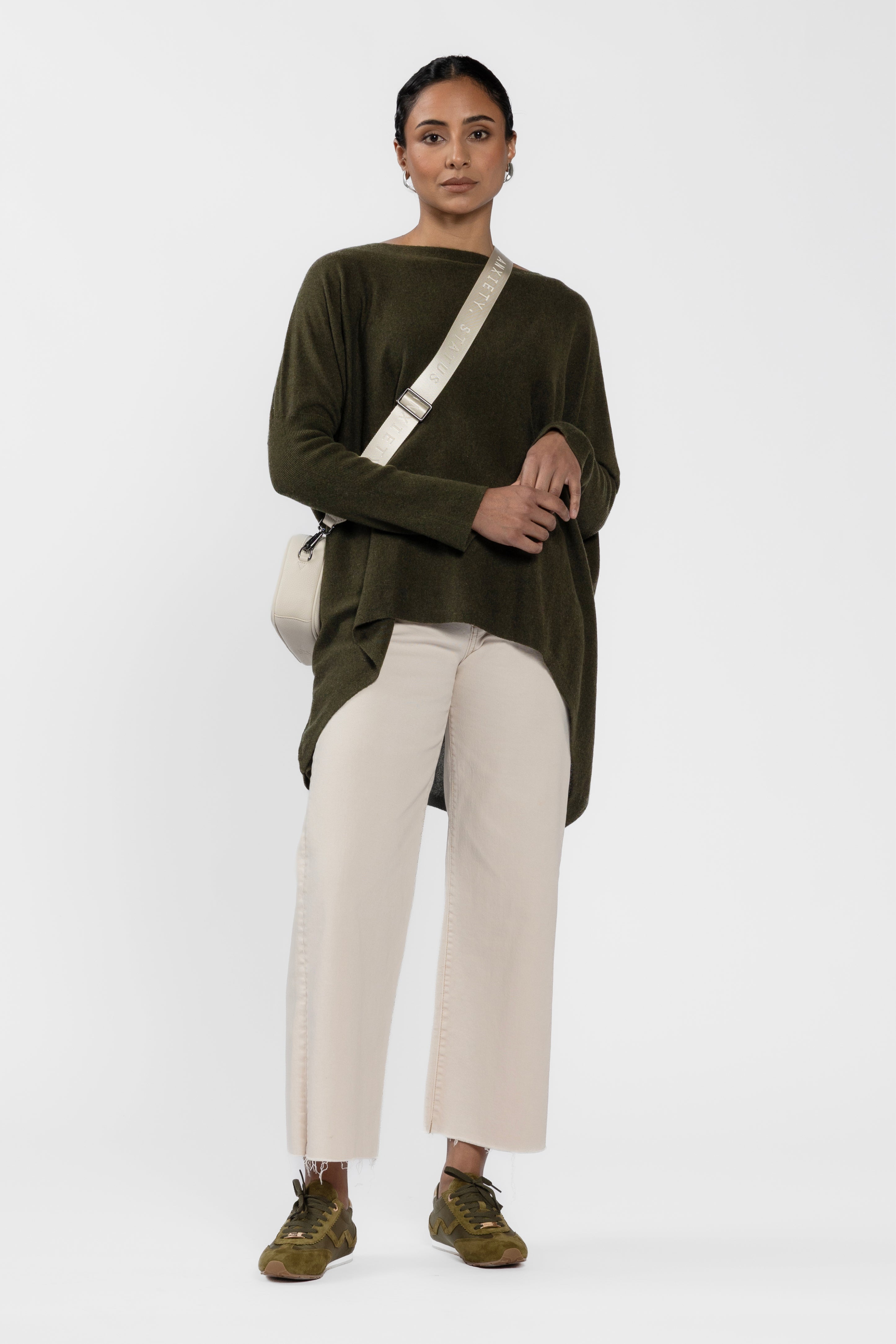 Cece Dropped Shoulder Long Sleeve Top