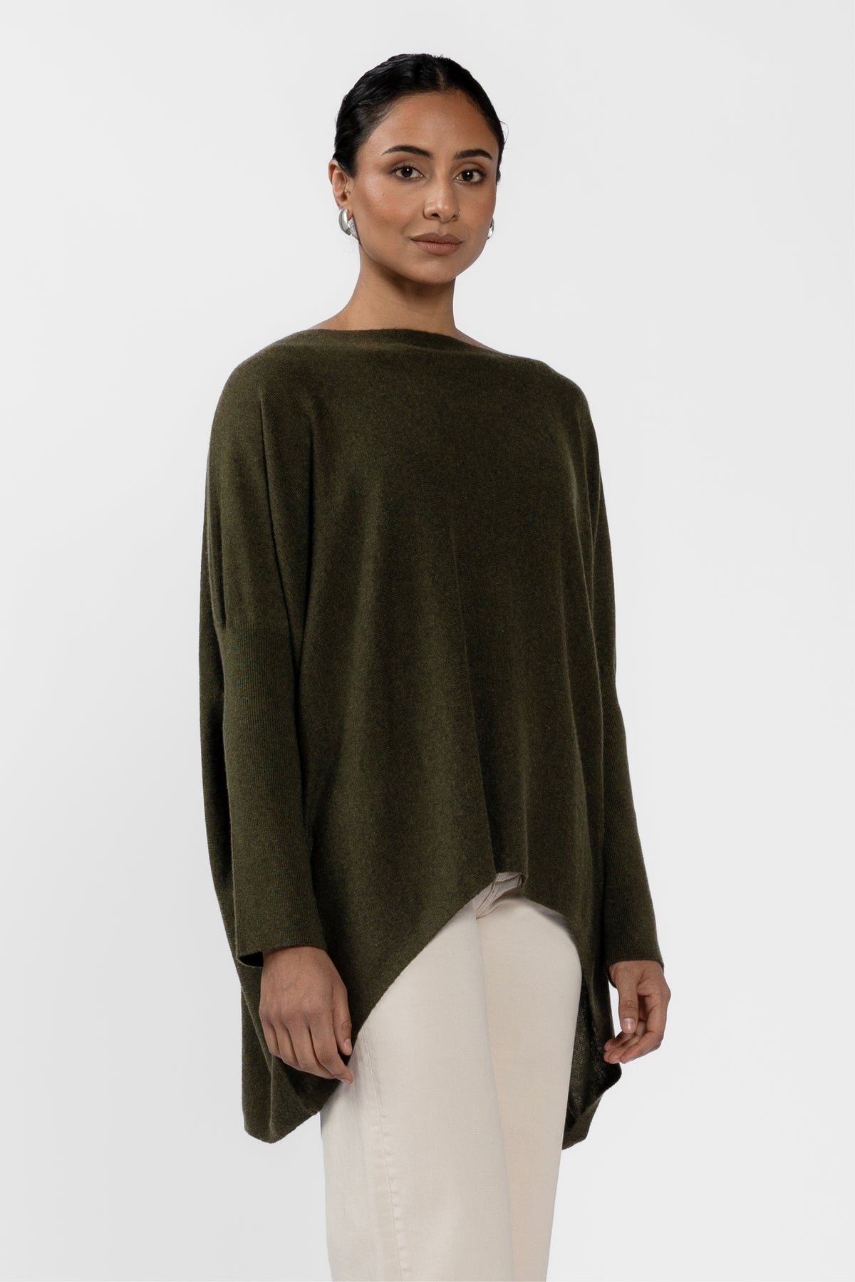 Cece Dropped Shoulder Long Sleeve Top