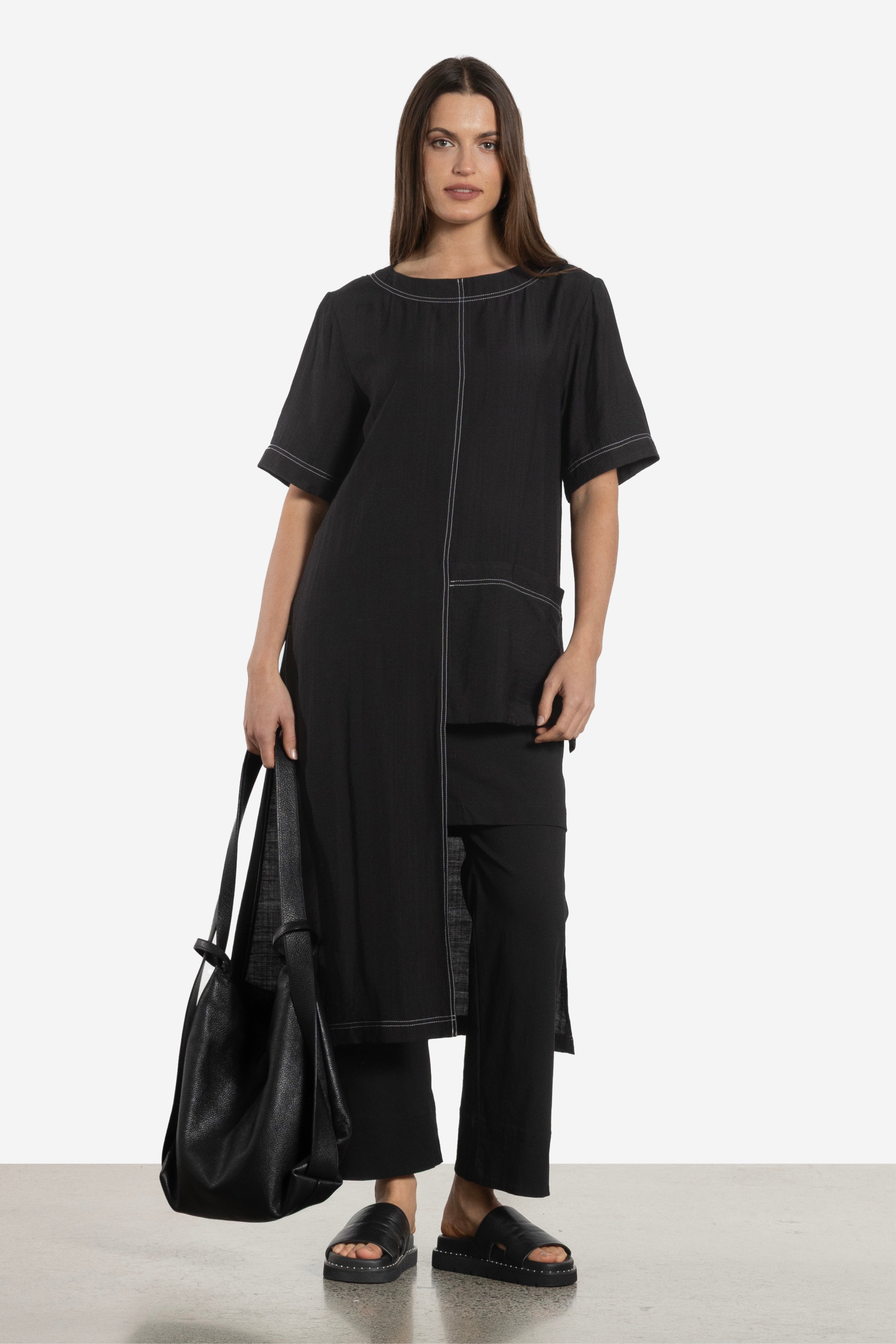 Chapter Asymmetric Skirt Pant