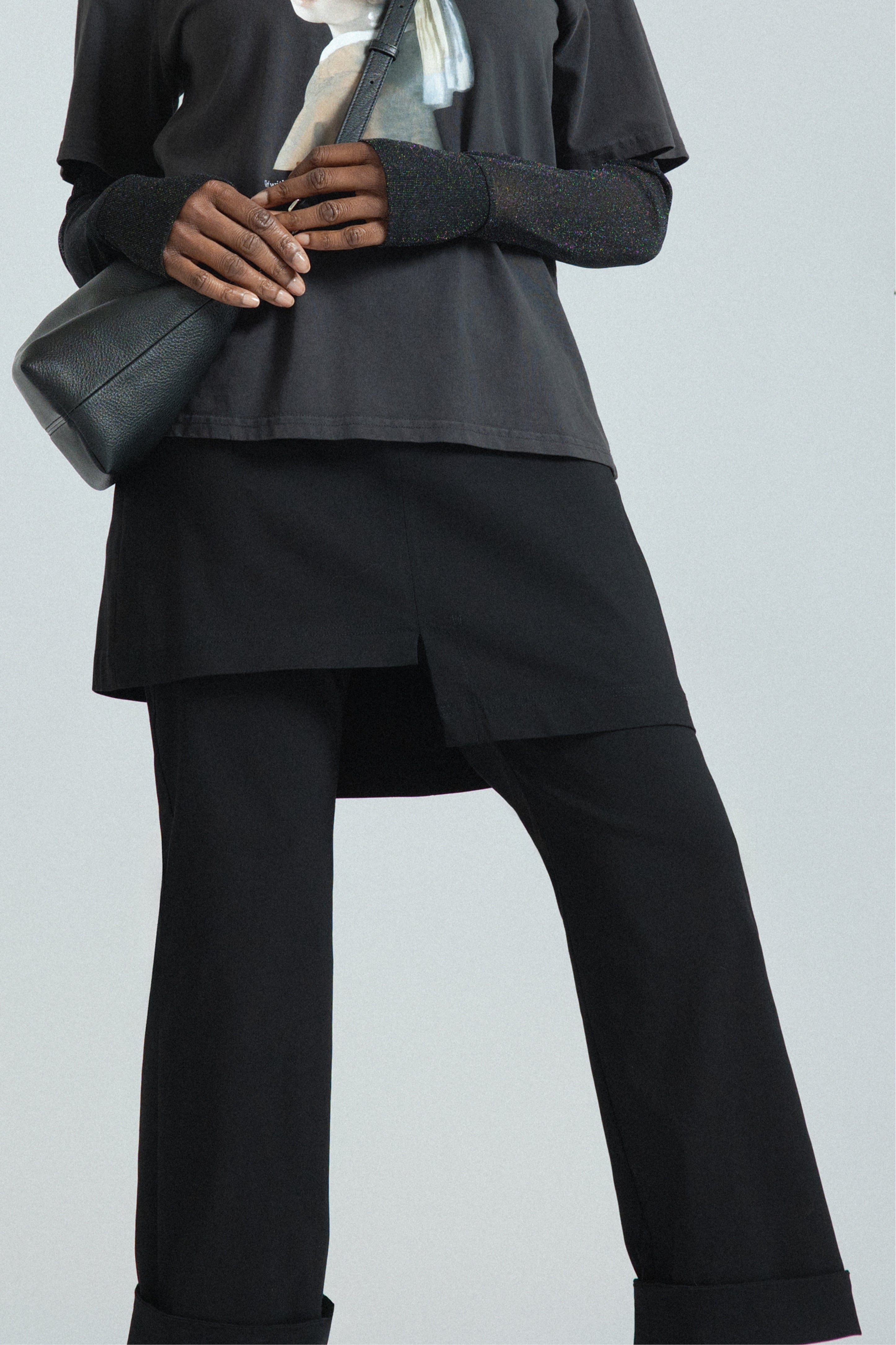 Chapter Asymmetric Skirt Pant