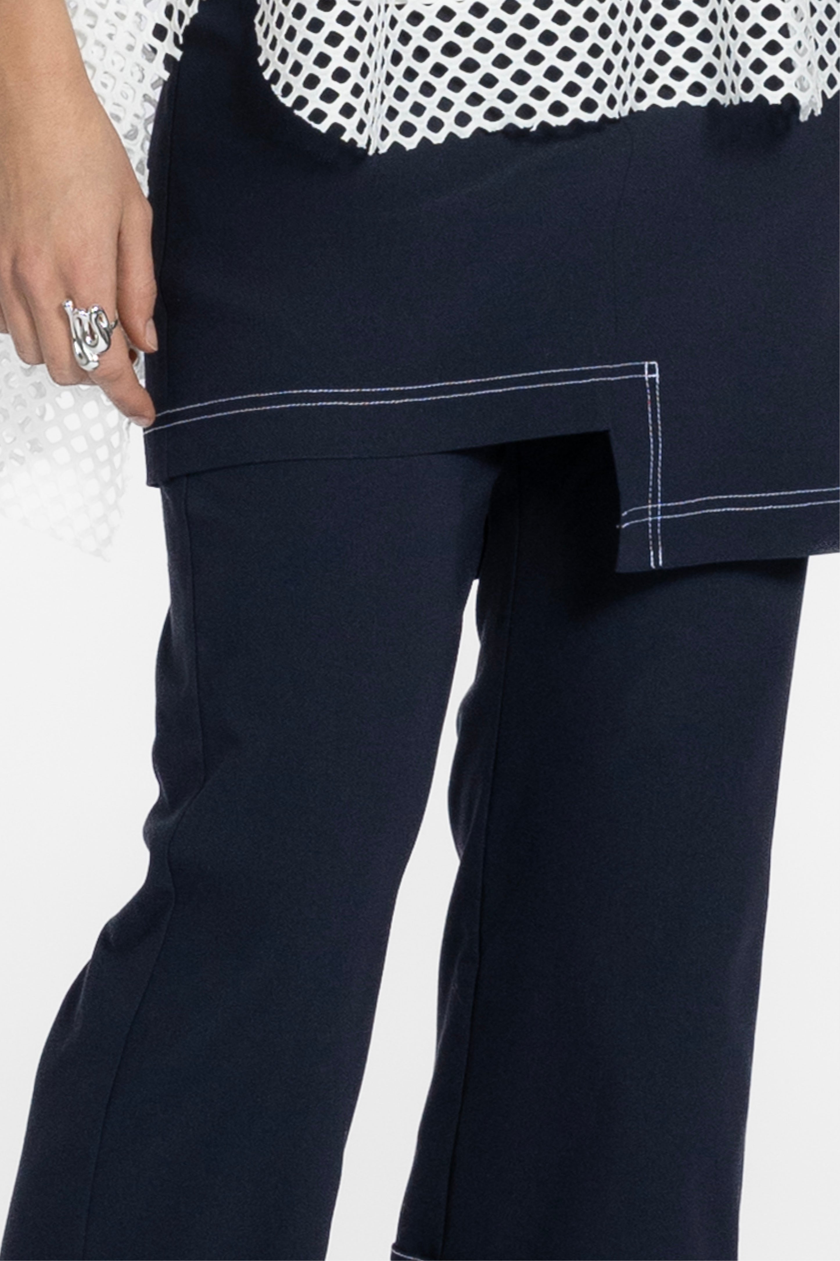 Chapter Asymmetric Skirt Pant