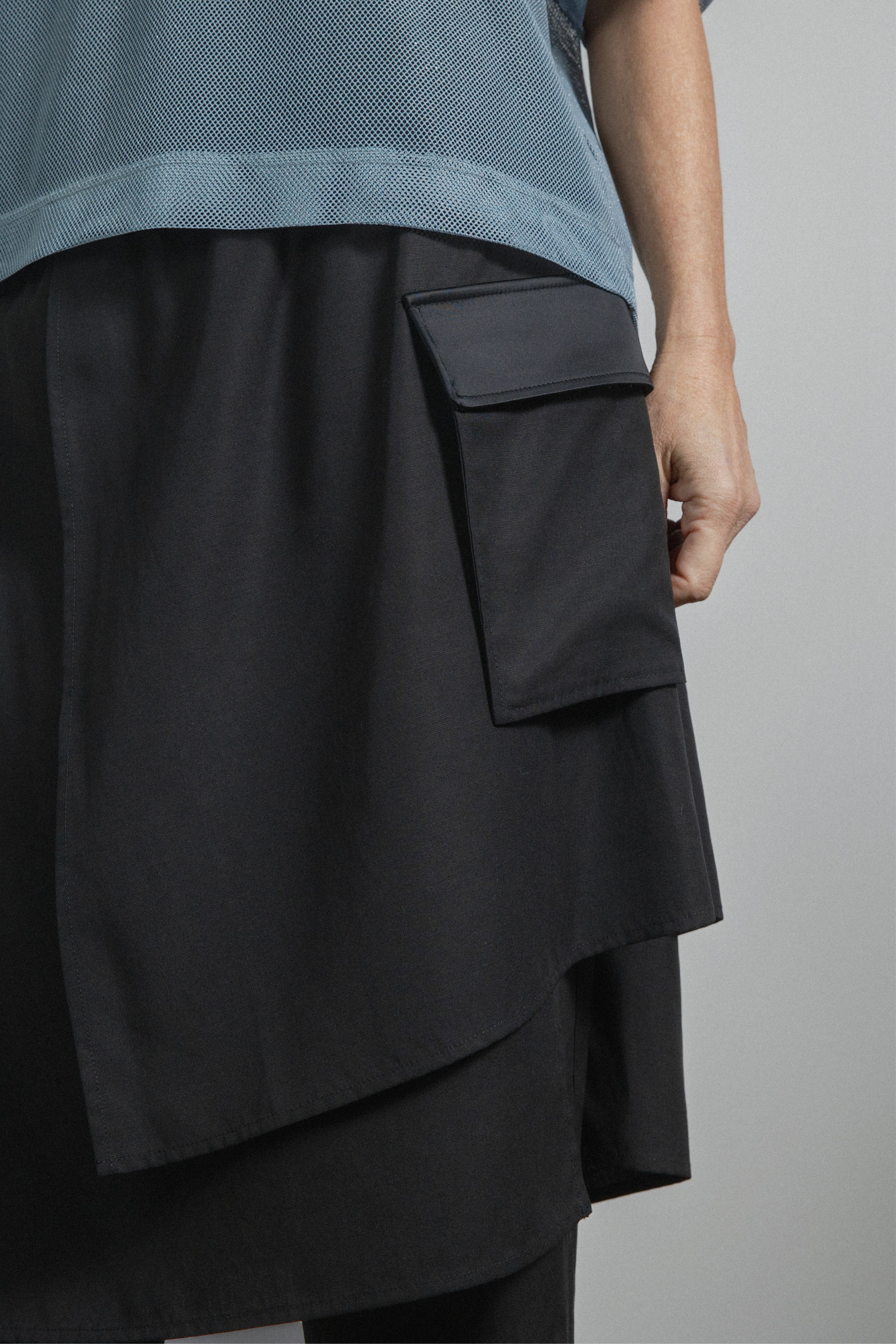 Chase Asymmetric Layered Pants