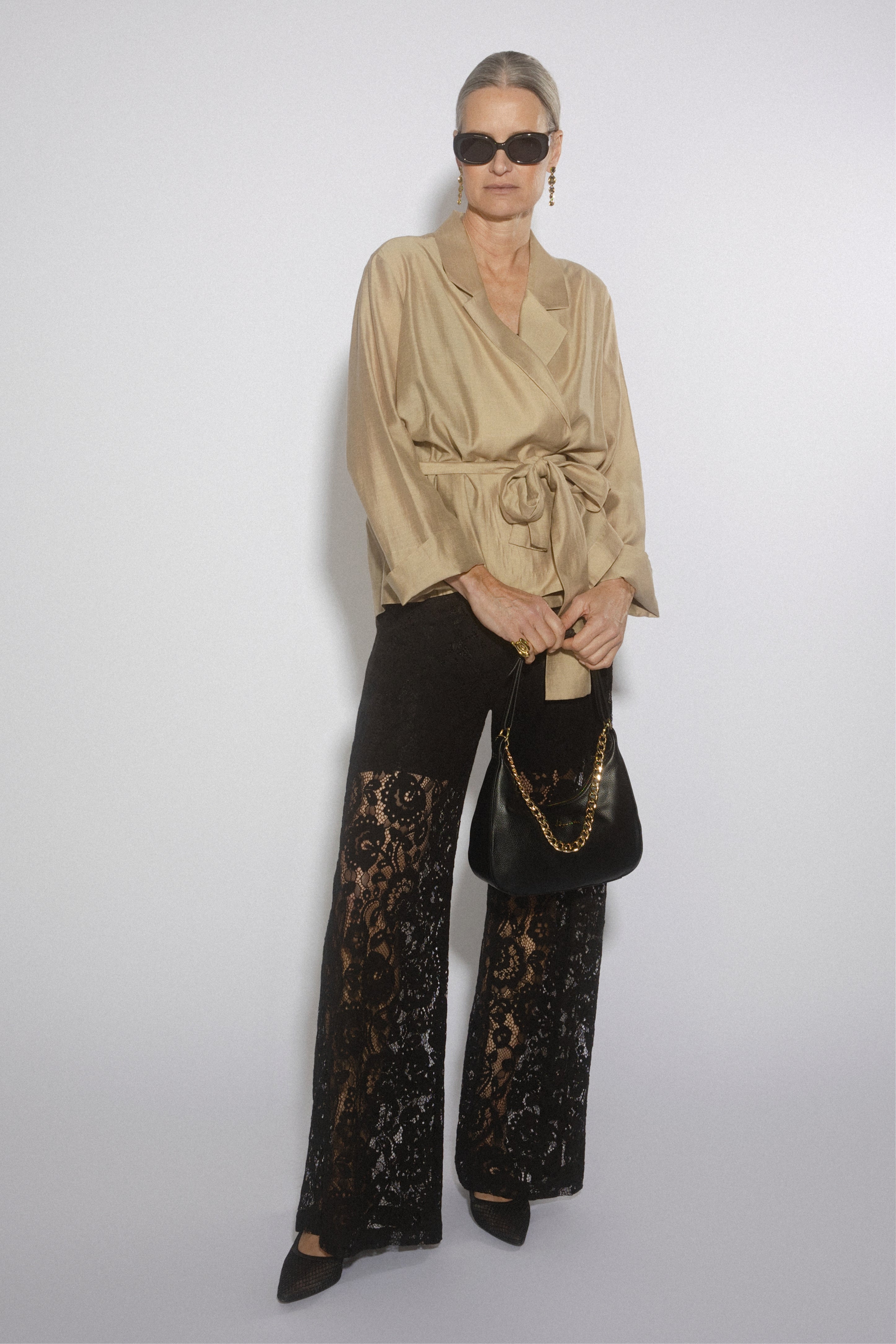 Christina Wide Leg Lace Pant