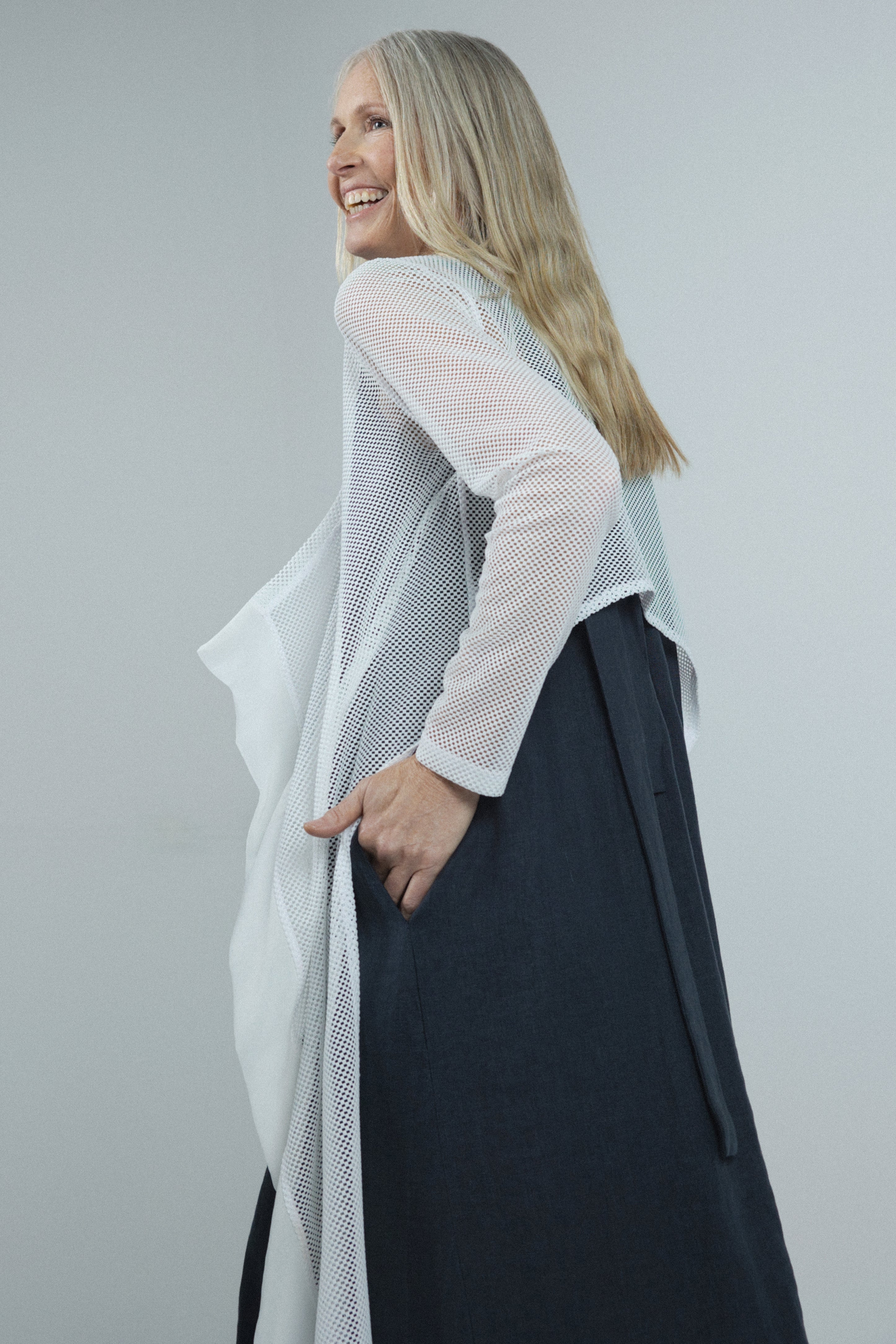 Cindy Mesh Cardi