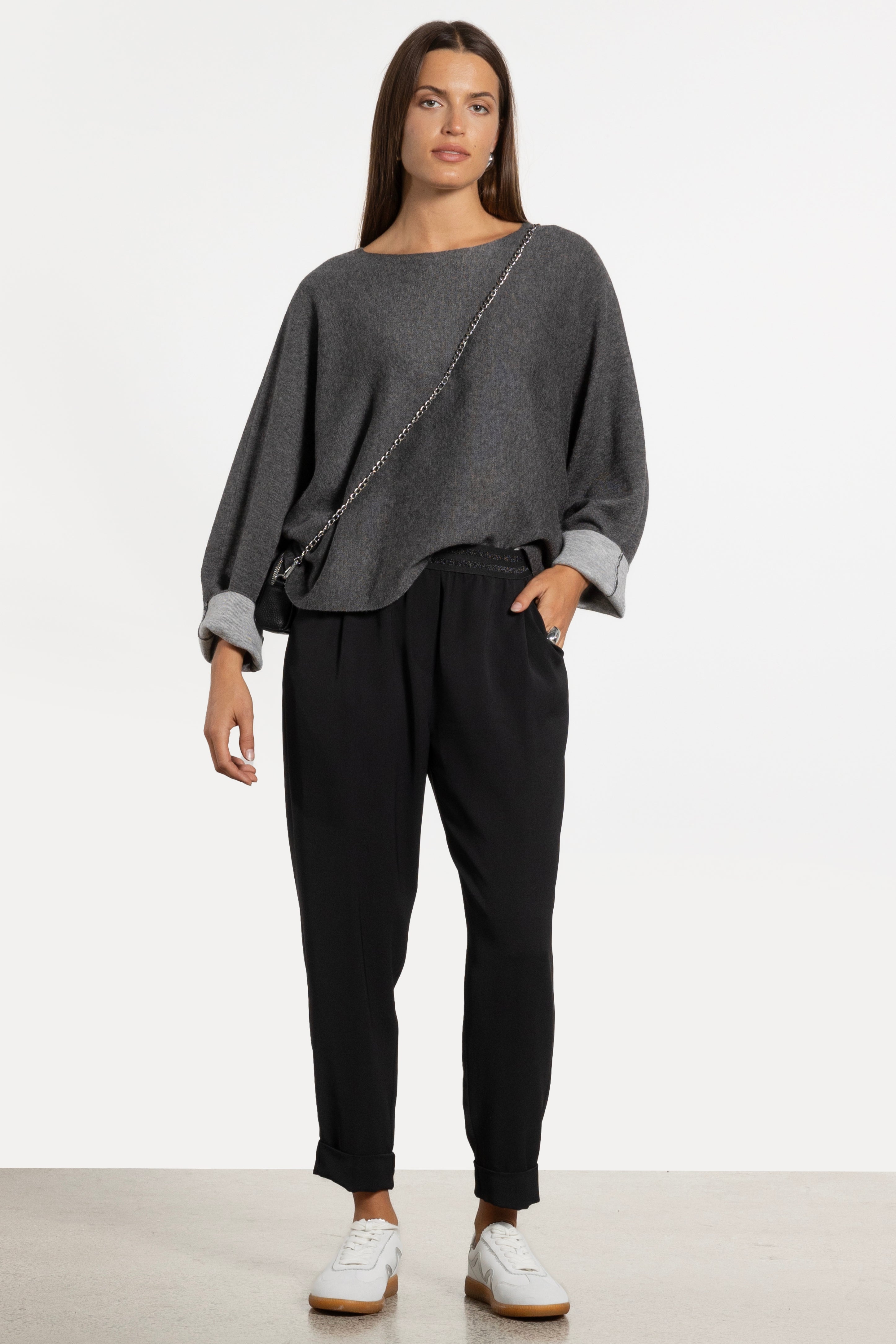 Conner Tapered Rolled Hem Pant