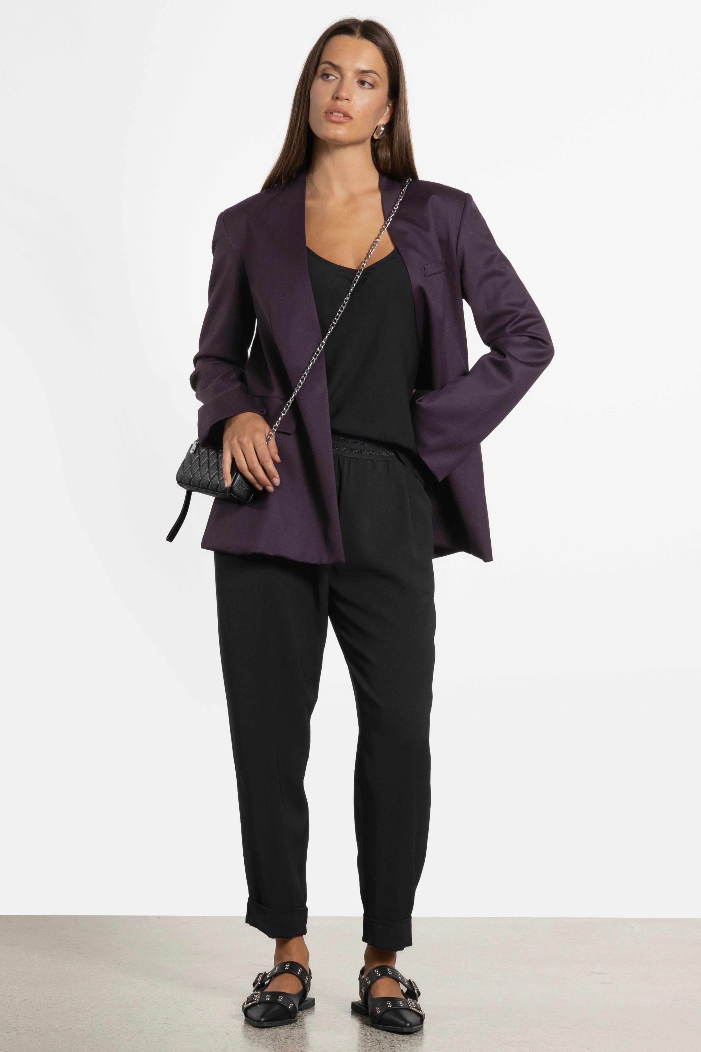 Conner Tapered Rolled Hem Pant
