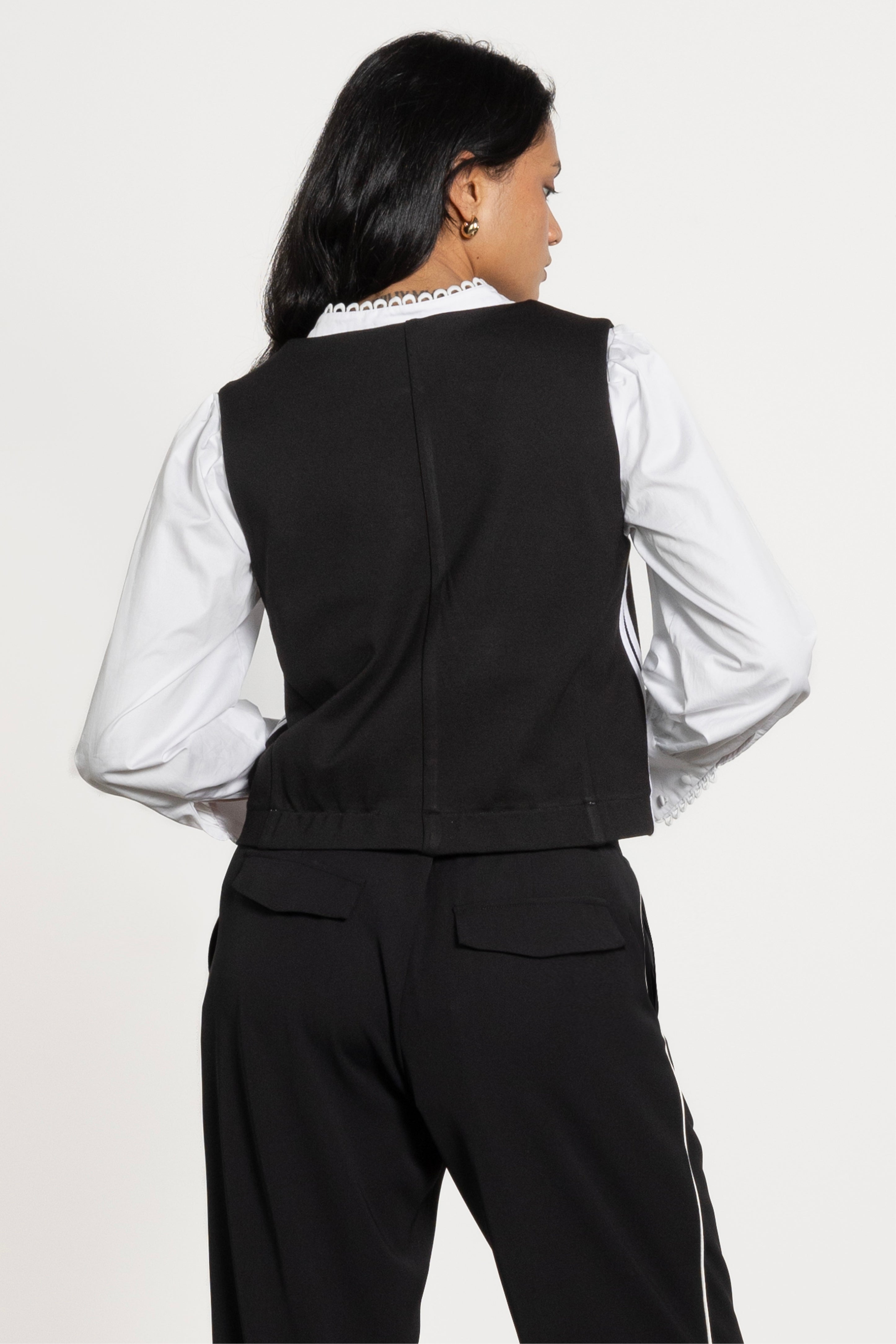 Cooper Side Stripe Stretch Waistcoat