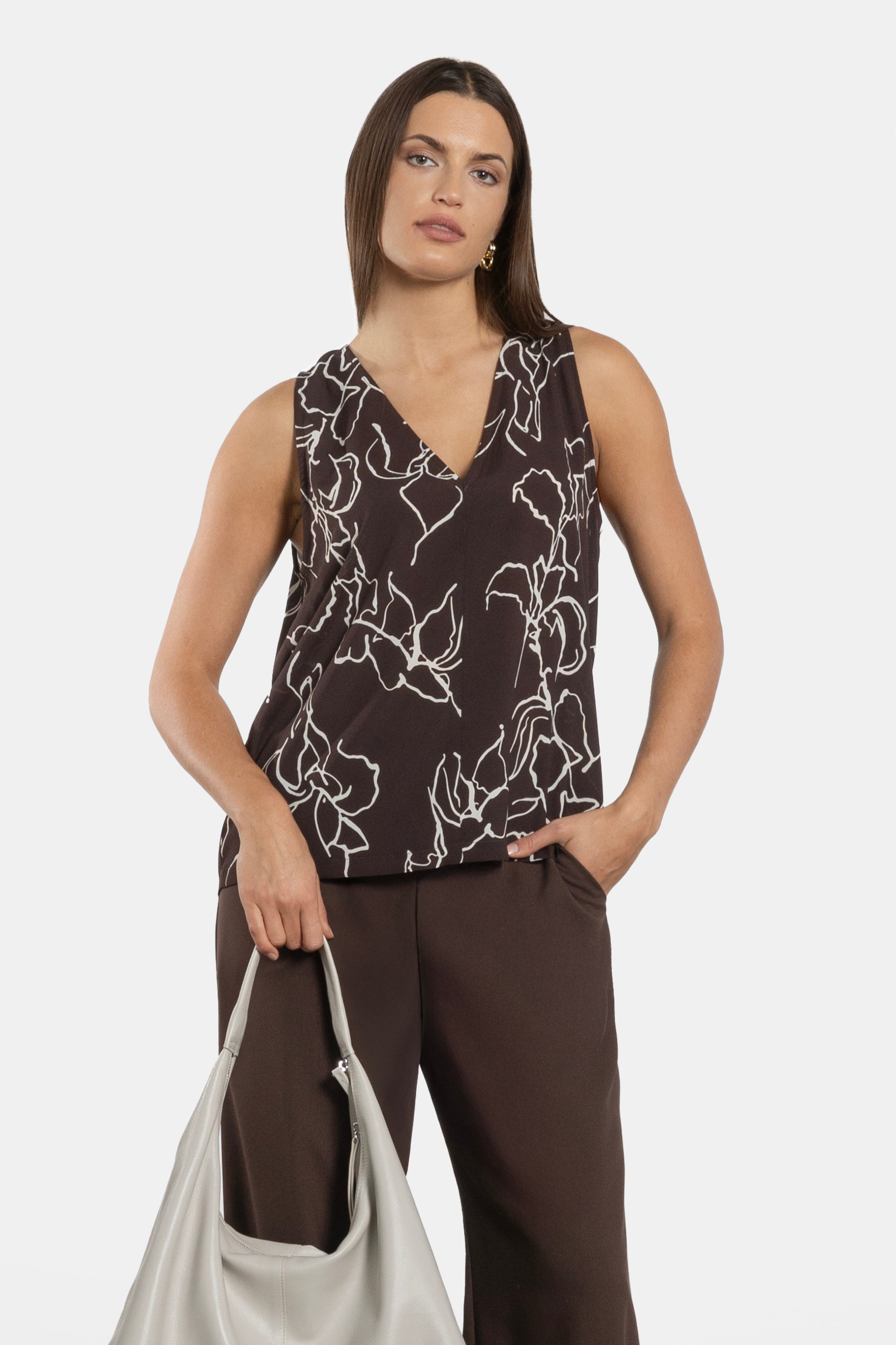 Embrace V-Neck Sleeveless Top