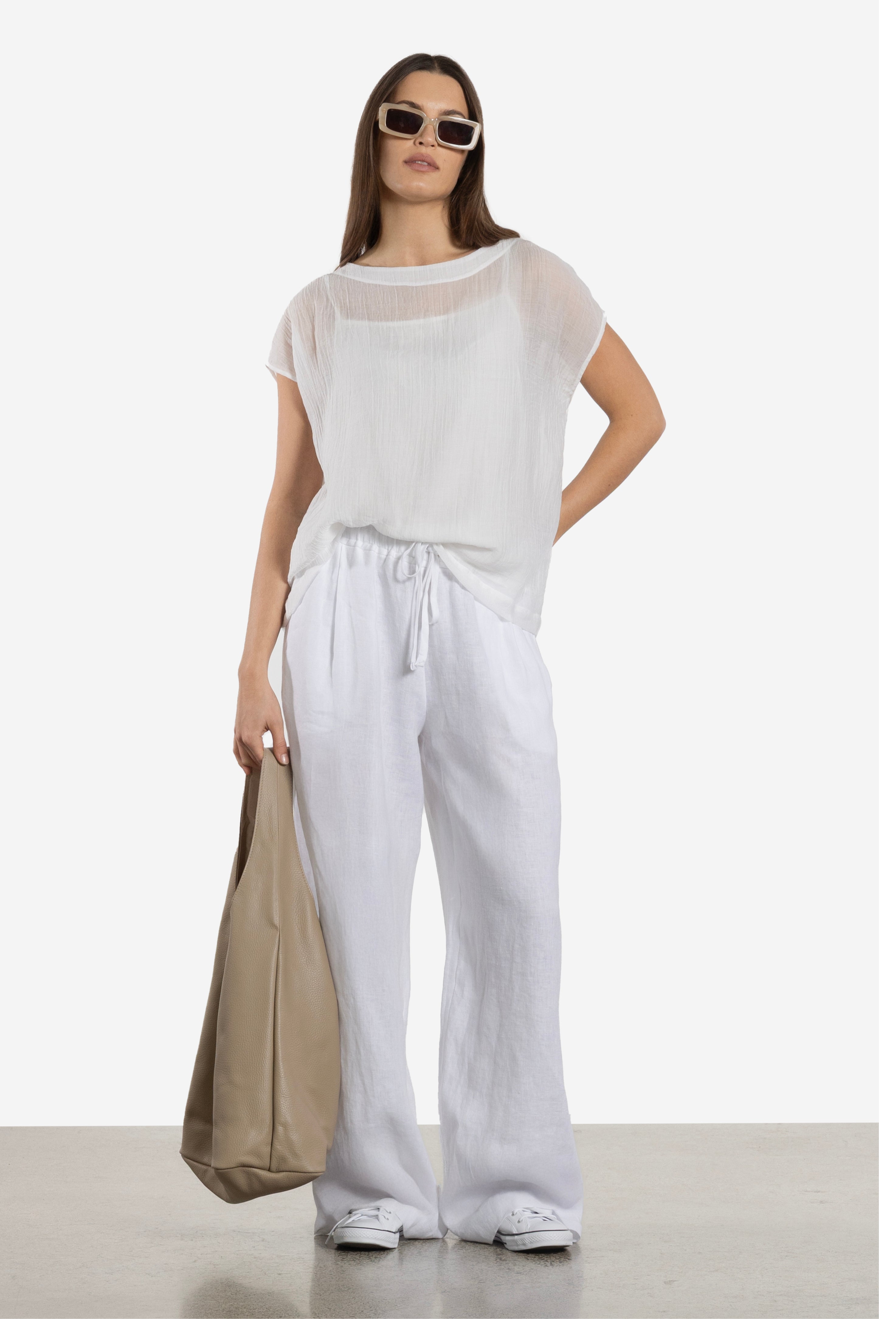 Enzo Sheer Top With Cami
