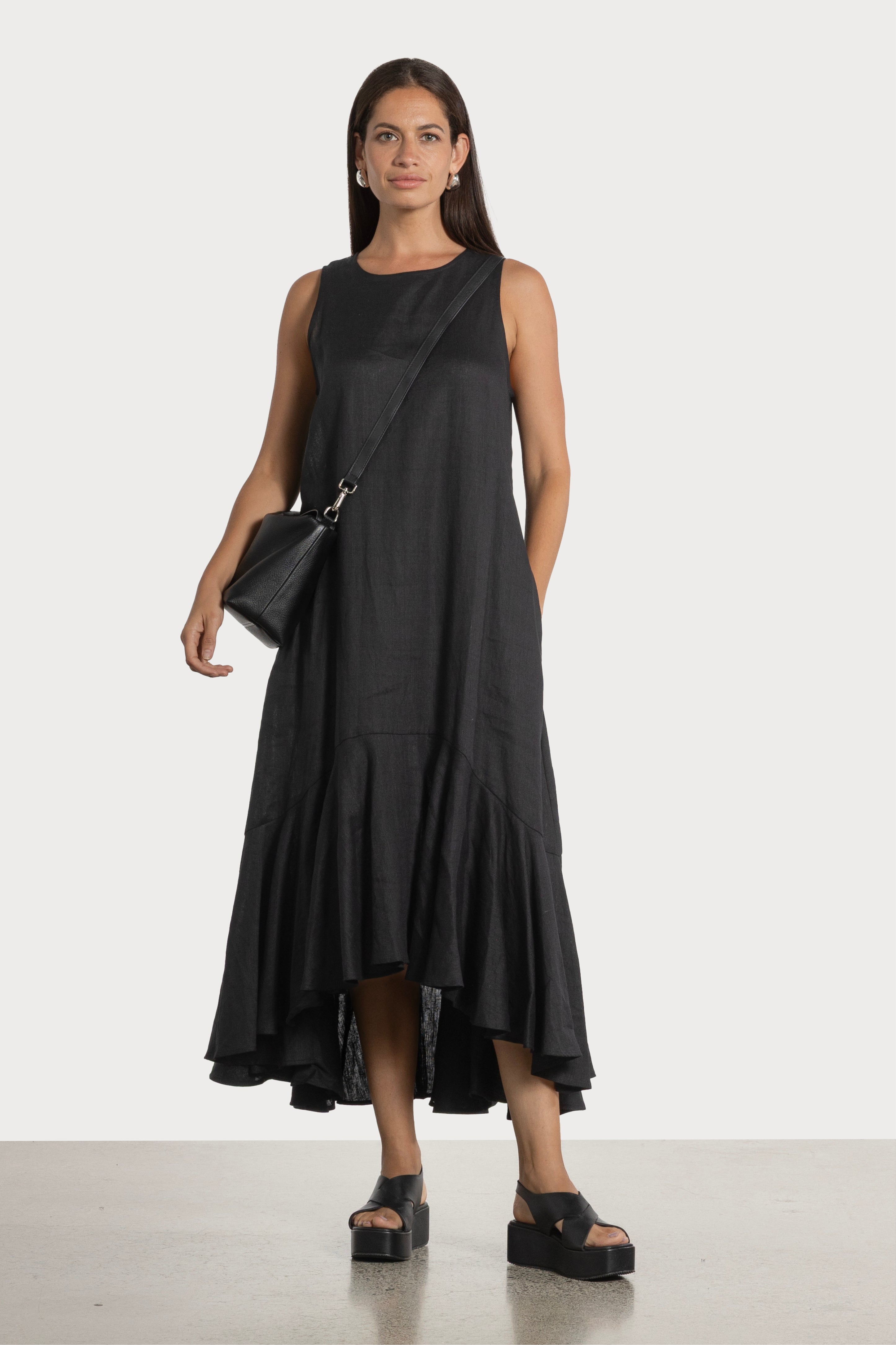 Evelyn Linen Dress