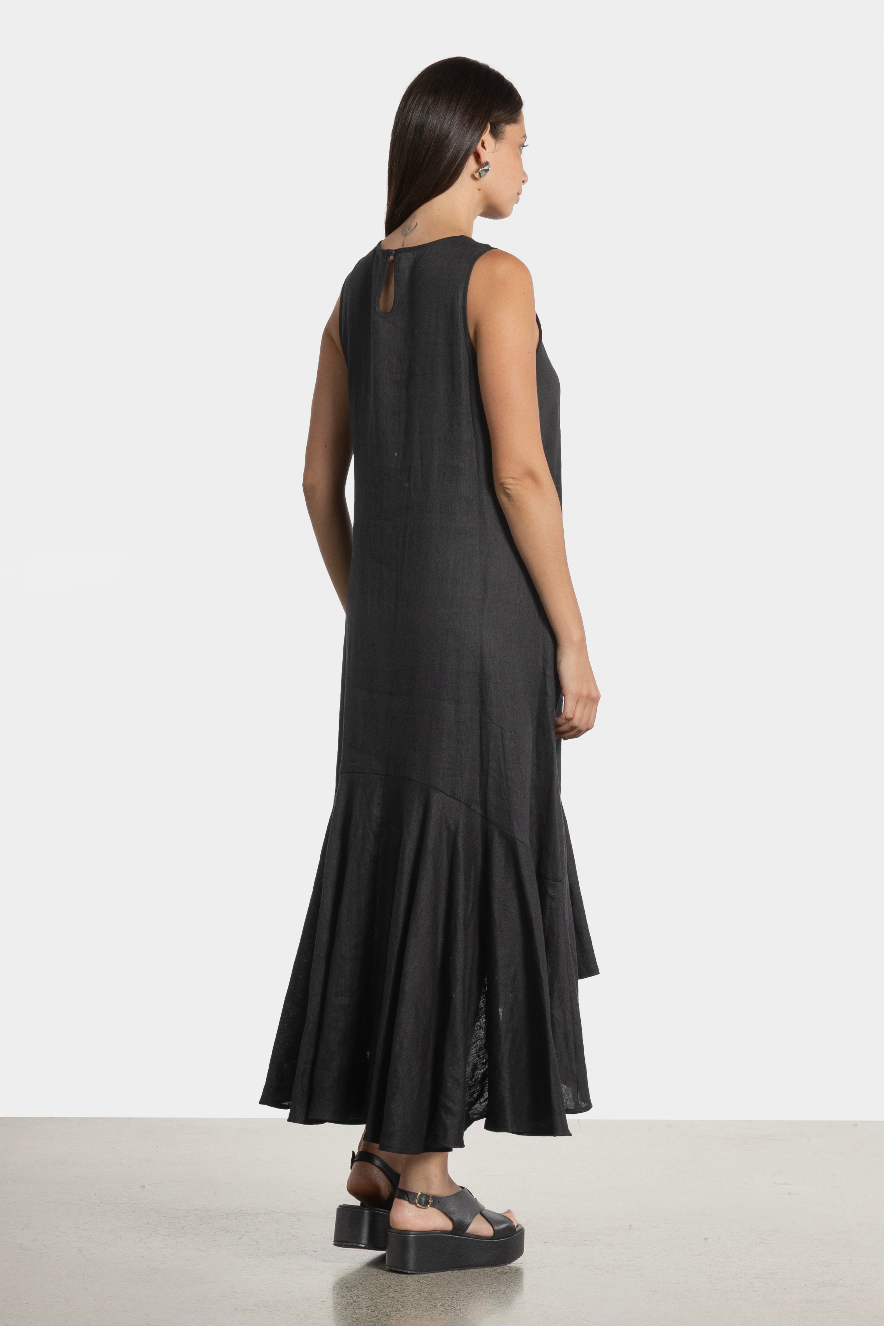 Evelyn Linen Dress
