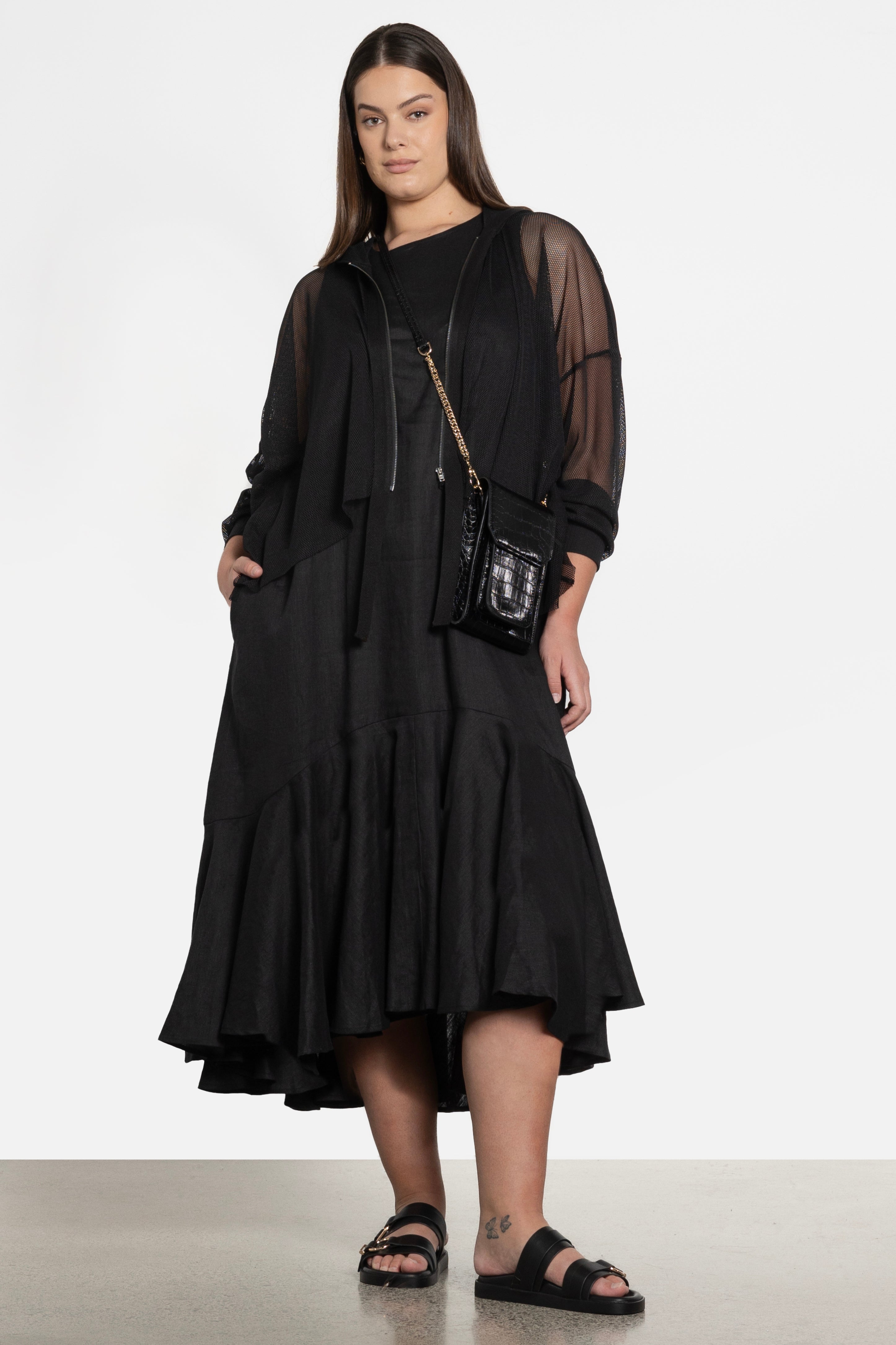 Evelyn Linen Dress
