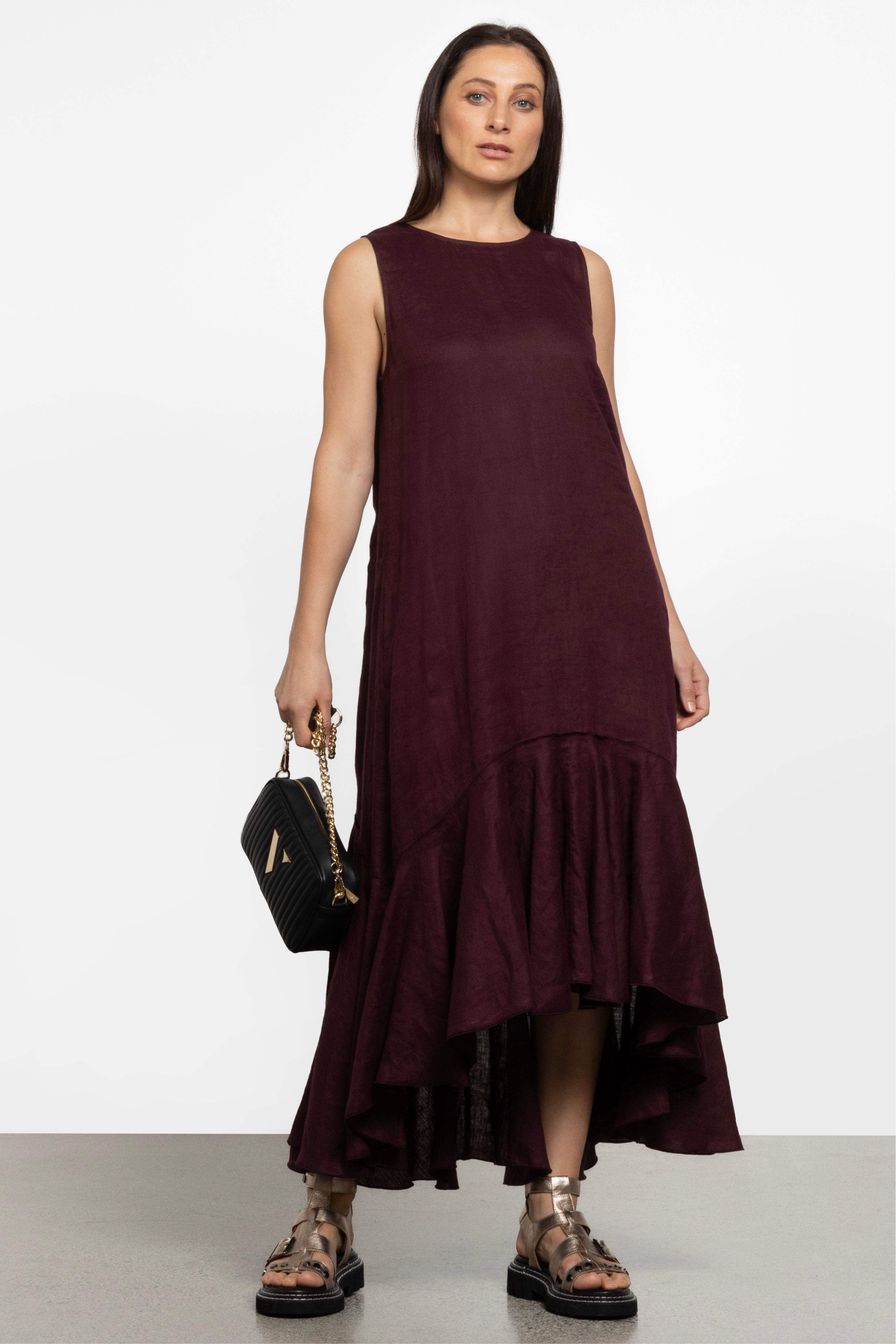 Evelyn Linen Dress