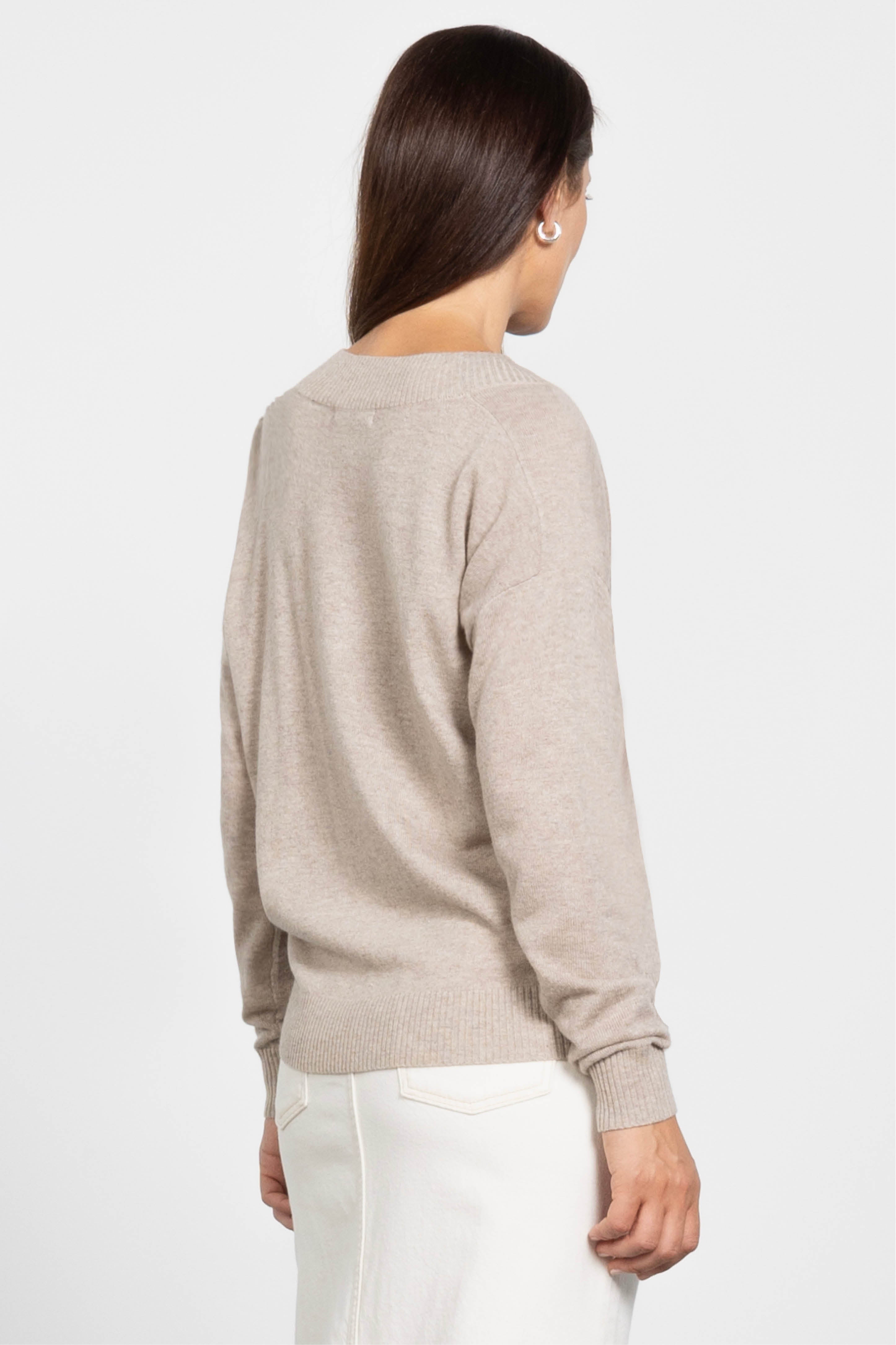 Eve Wool Blend V-Neck Jumper