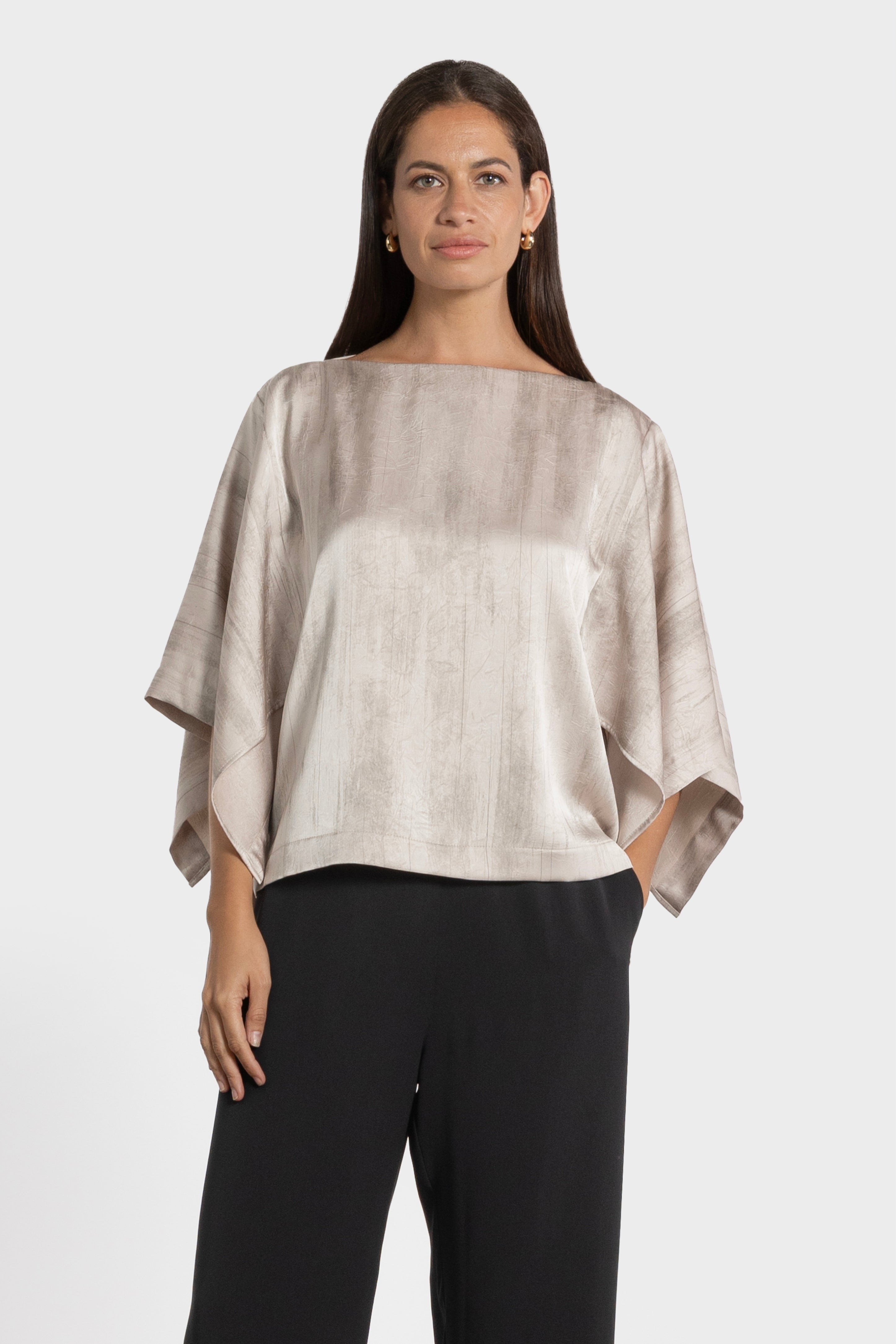 Faye Drape Sleeve Top