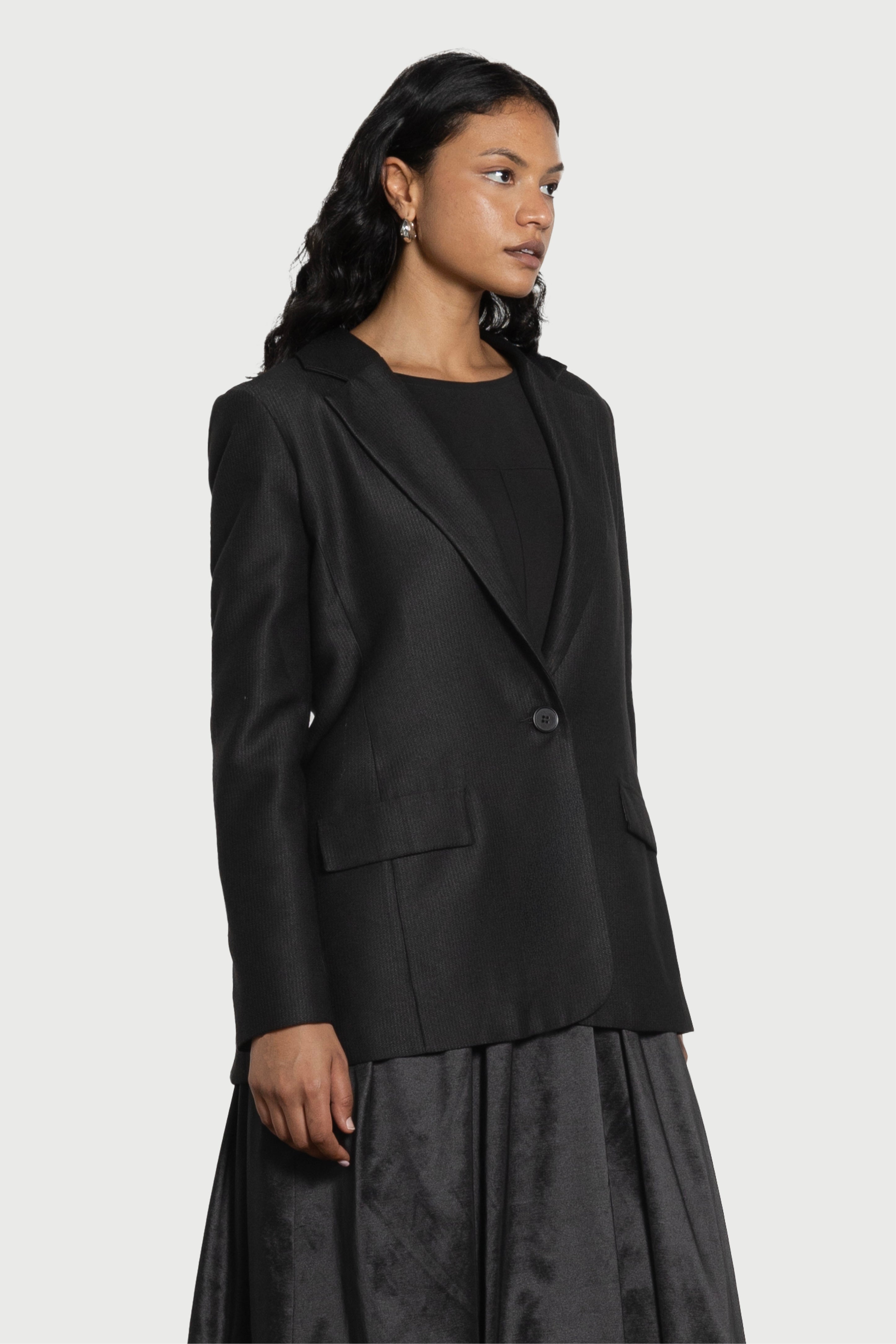 Forum Cut-Out Stripe Blazer
